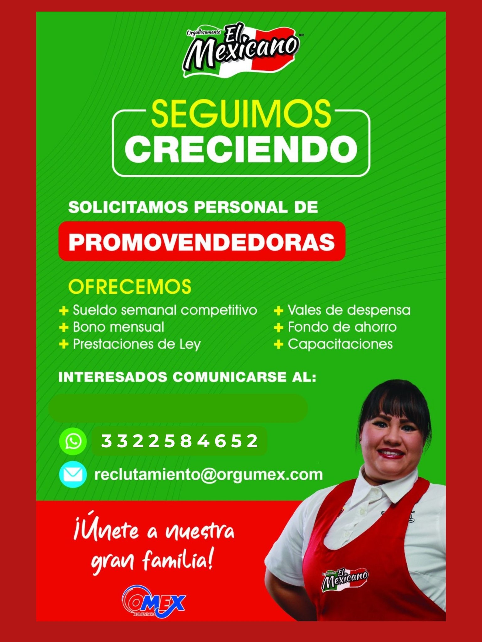Reclutamiento OMEX Alimentaria | Facebook