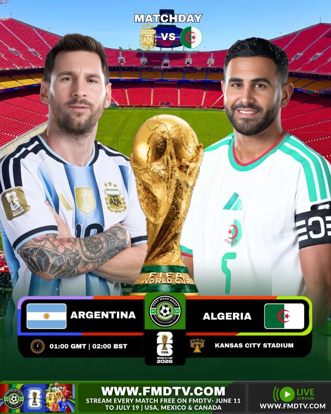 🚨 MATCH DAY! 🇦🇷🆚🇩🇿 Argentina vs Algeria 🔥 🏆 FIFA World Cup