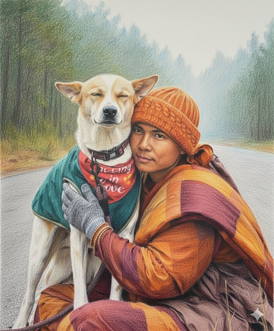 A long-distance peace walk by a group of Buddhist monks is continuing ...
