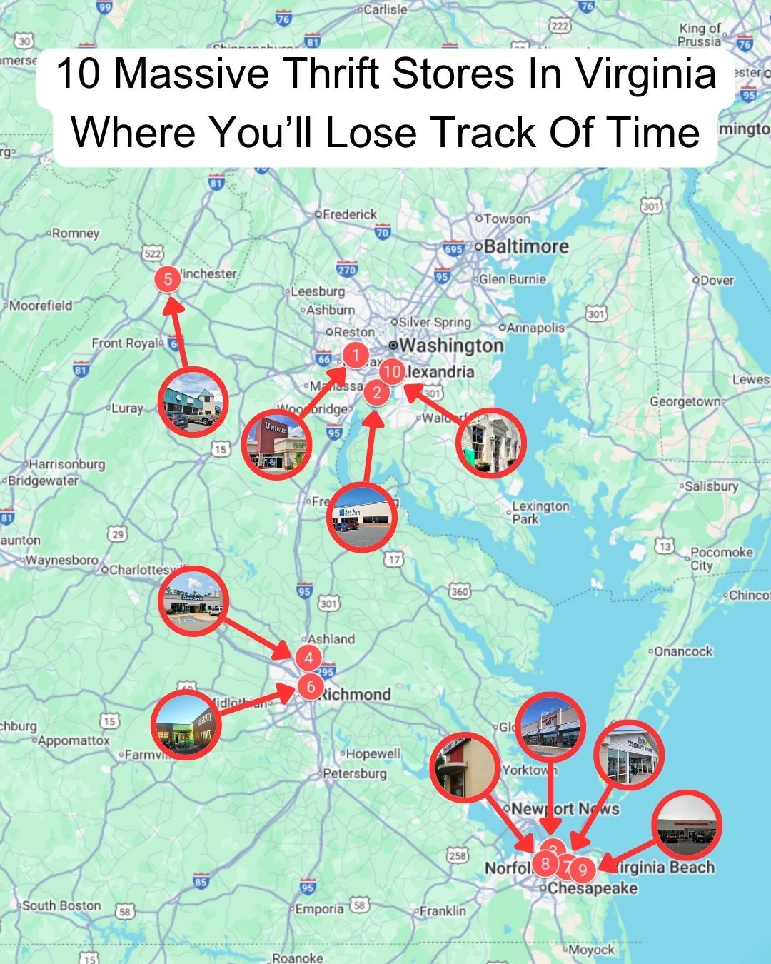 These massive thrift stores... - Virginia Family Destinations | Facebook