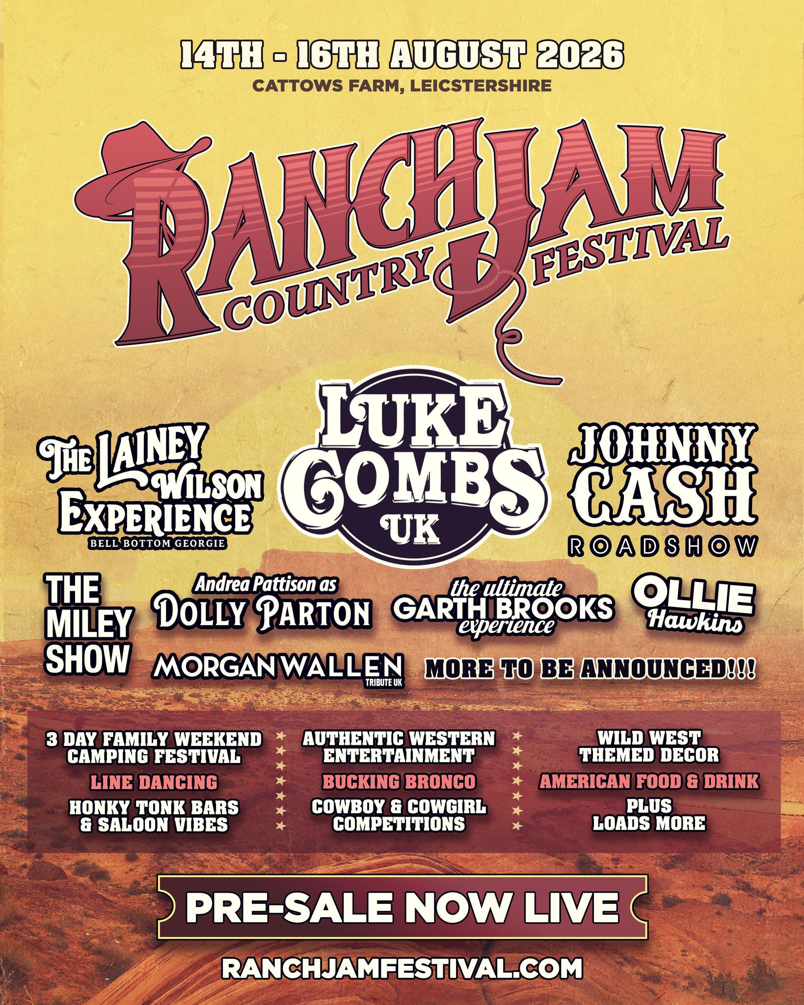 Get ready for the UK’s... - Ranch Jam Country Festival | Facebook