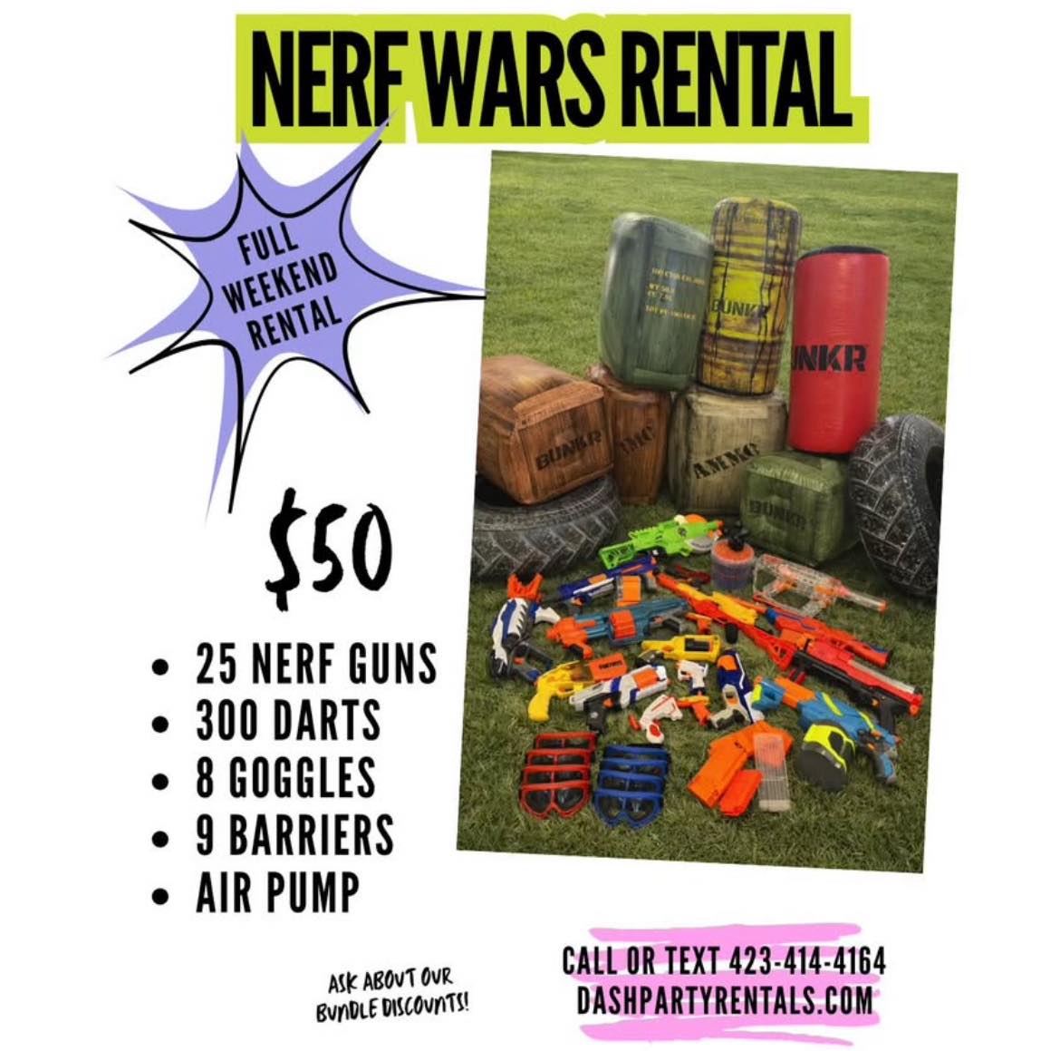 Dash Party Rentals | Chattanooga TN