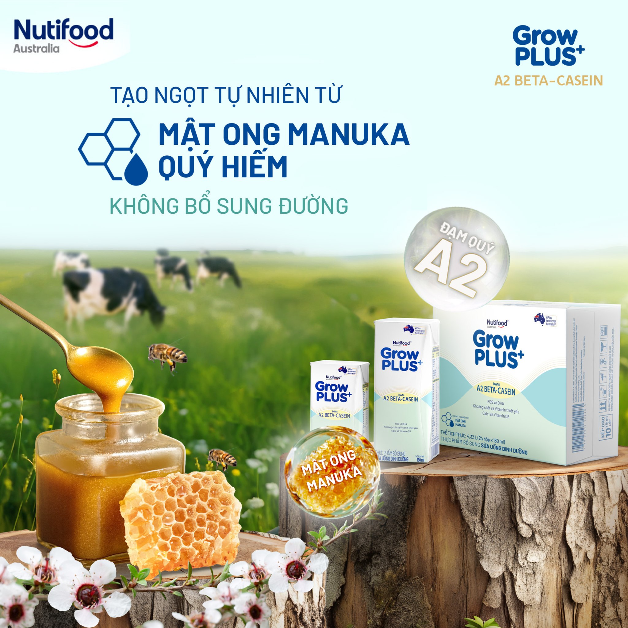 Nutifood - VỊ NGỌT TỰ NHIÊN TỪ MẬT ONG MANUKA QUÝ HIẾM 🇦🇺 Không chỉ tự ...