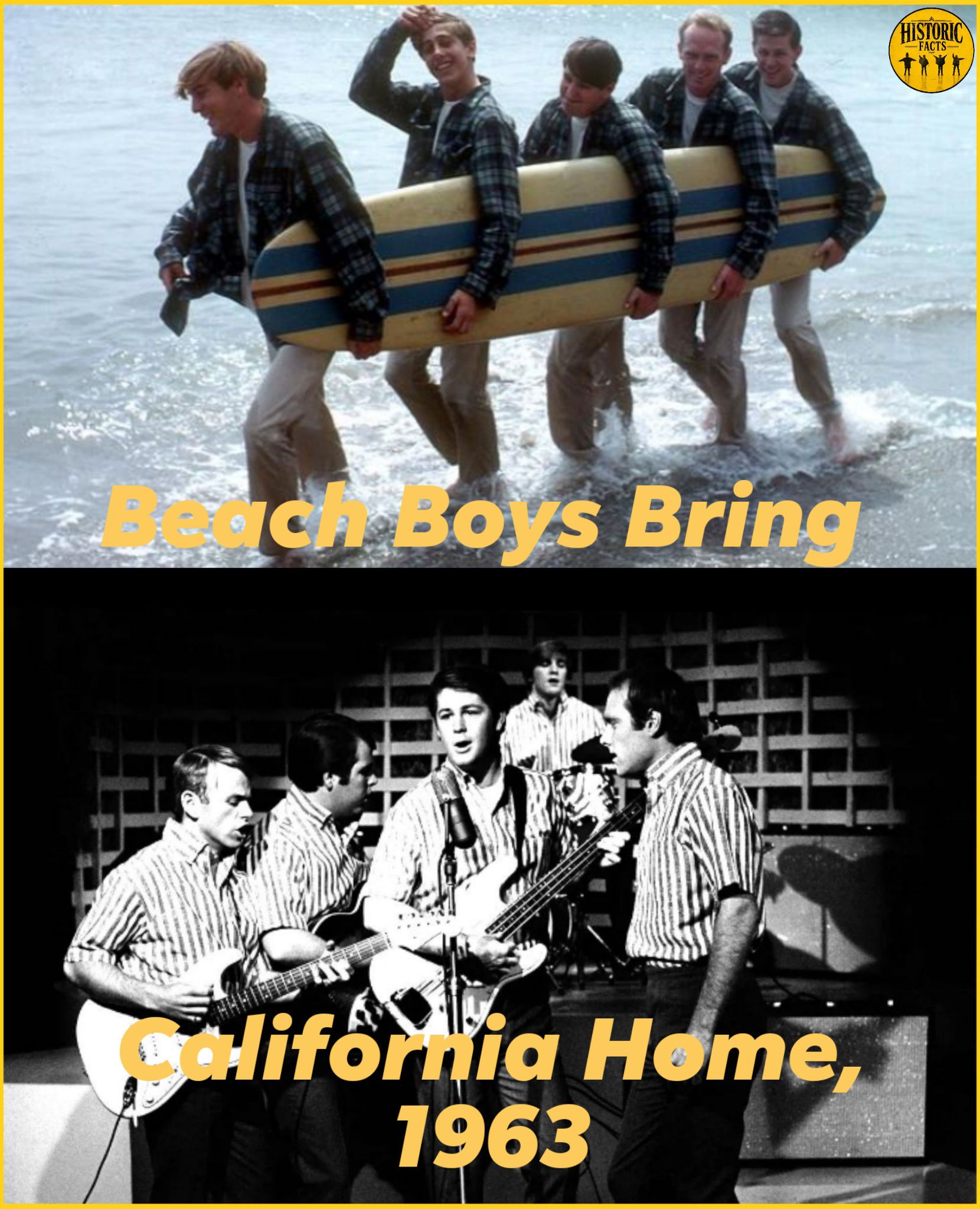 Did Beach Boys define California music in 1963