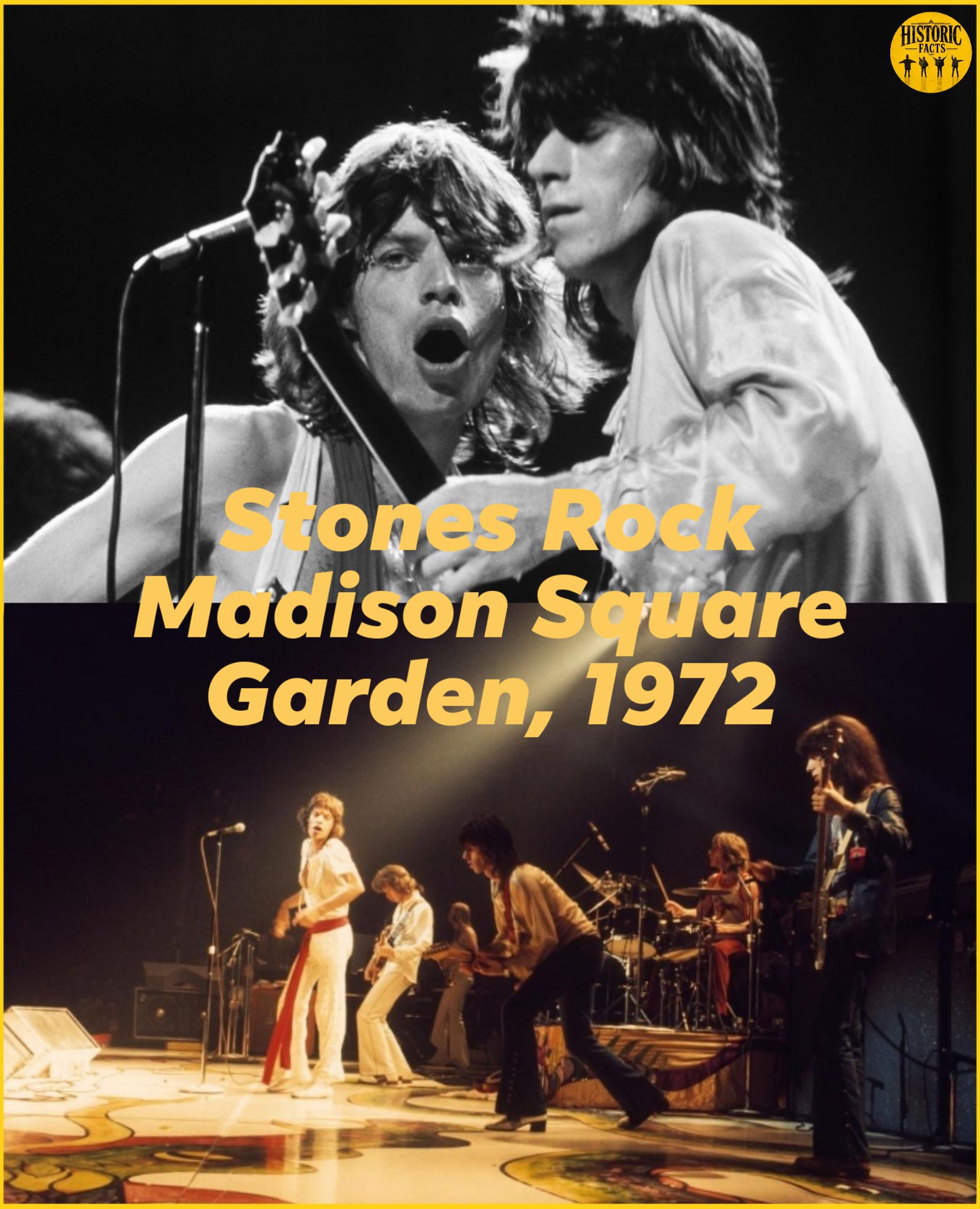 The Rolling Stones American Tour 1972.