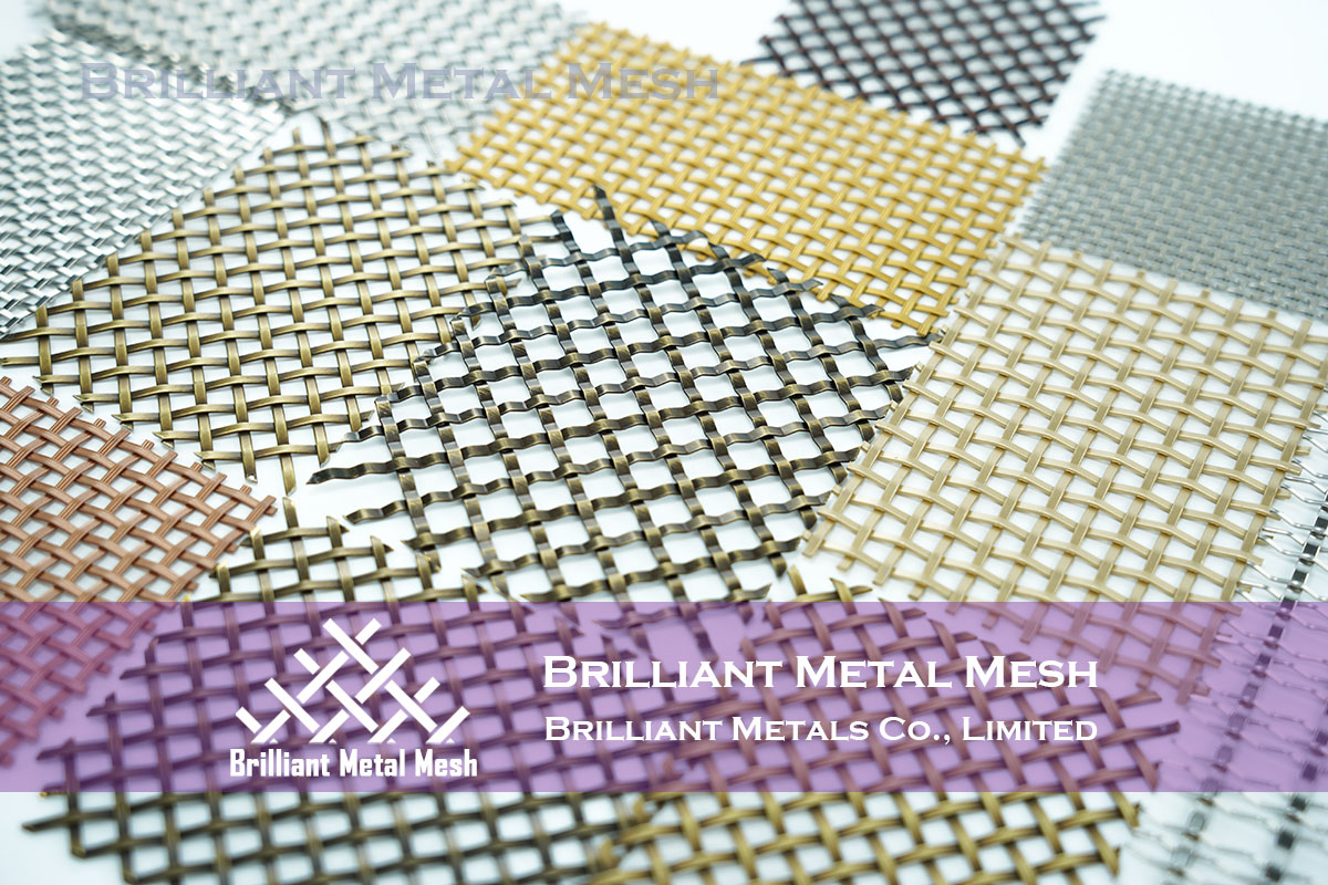 Decorative Metal Mesh Sheets & Panels - Brilliant Metals