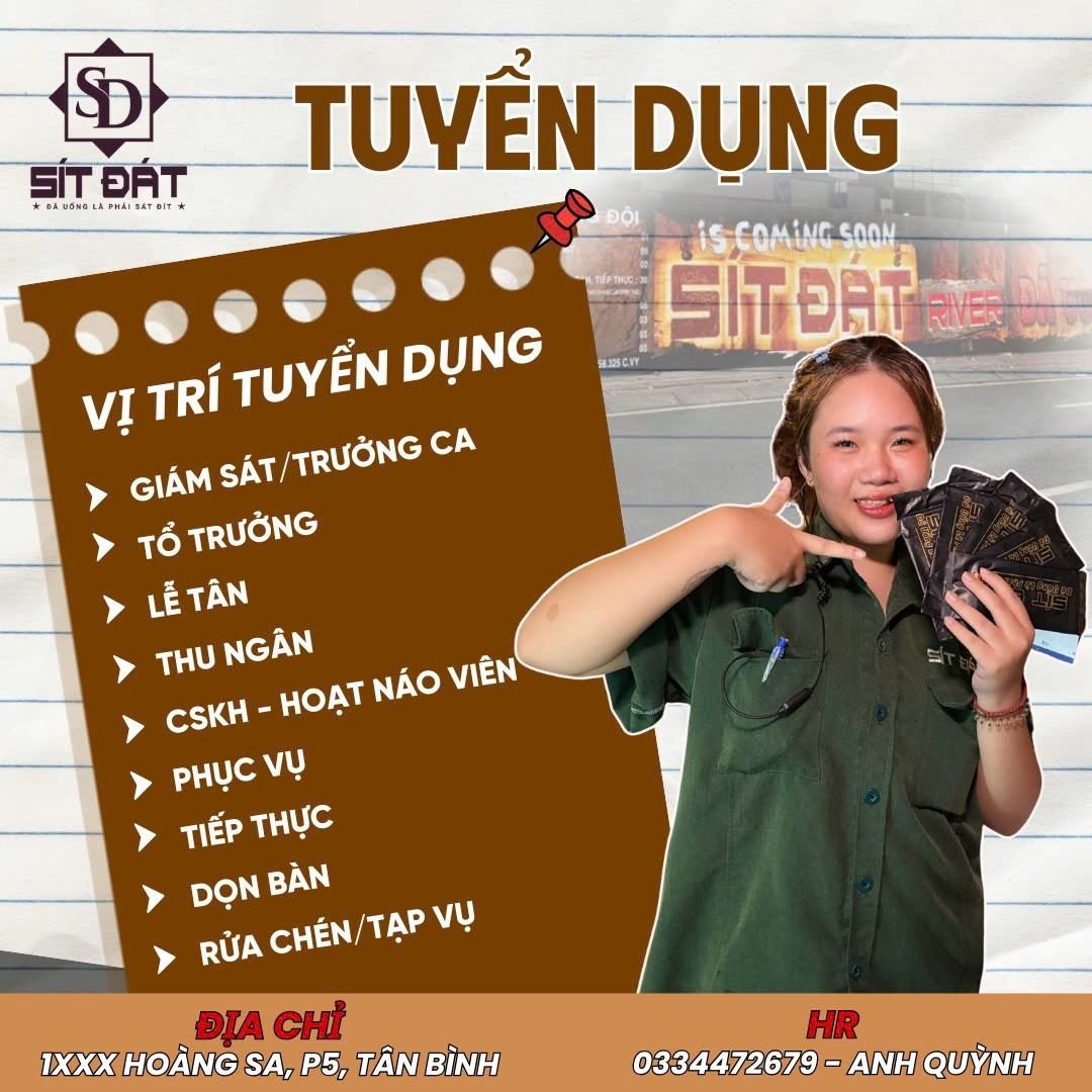 Tuyển Dụng - Hệ Thống Quán Nhậu Sít Đát