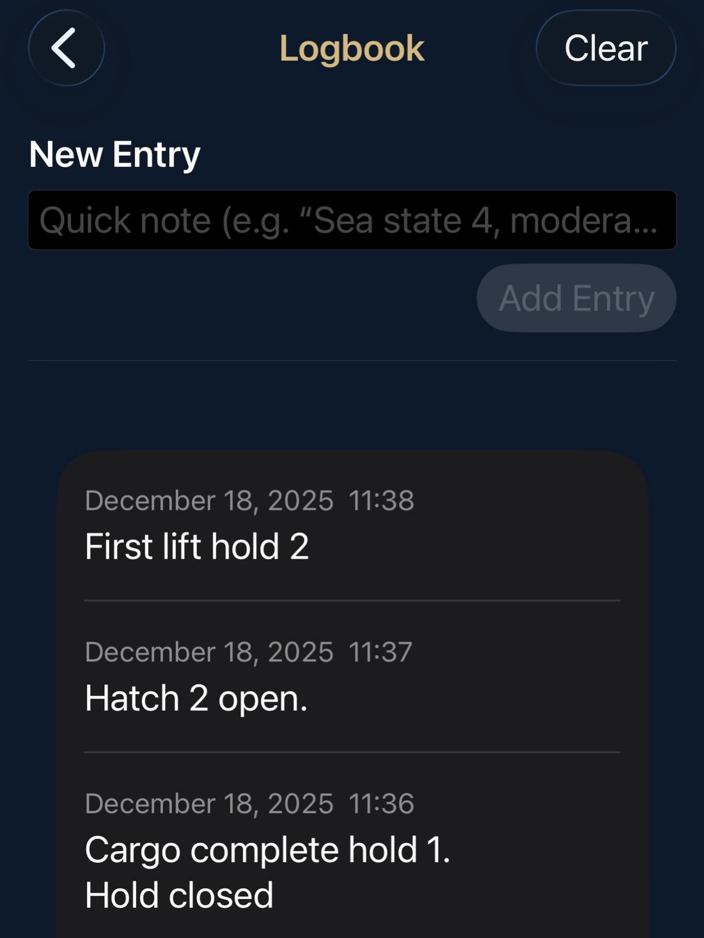 ALTime - This is not a replacement for the official deck log. It’s the quick notes you jot down ...