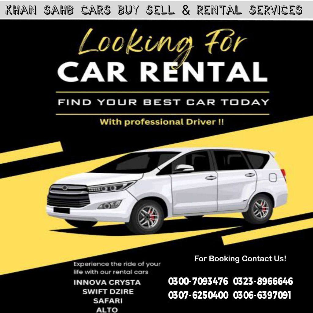 Khan Sahb Cars Rental