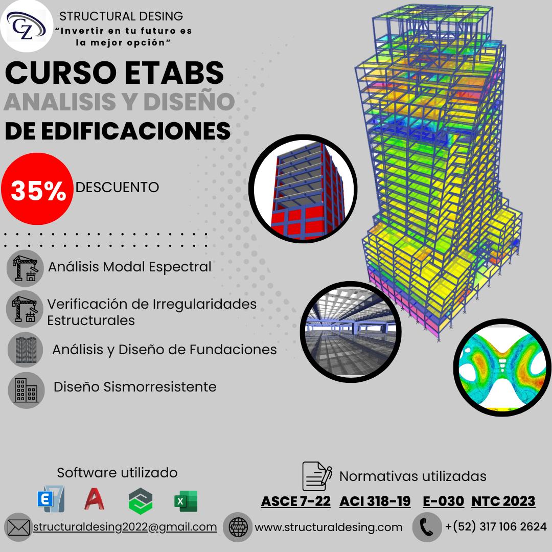 Structural - 🟠CURSO ETABS ANALISIS Y DISEÑO DE EDIFICACIONES DE ...