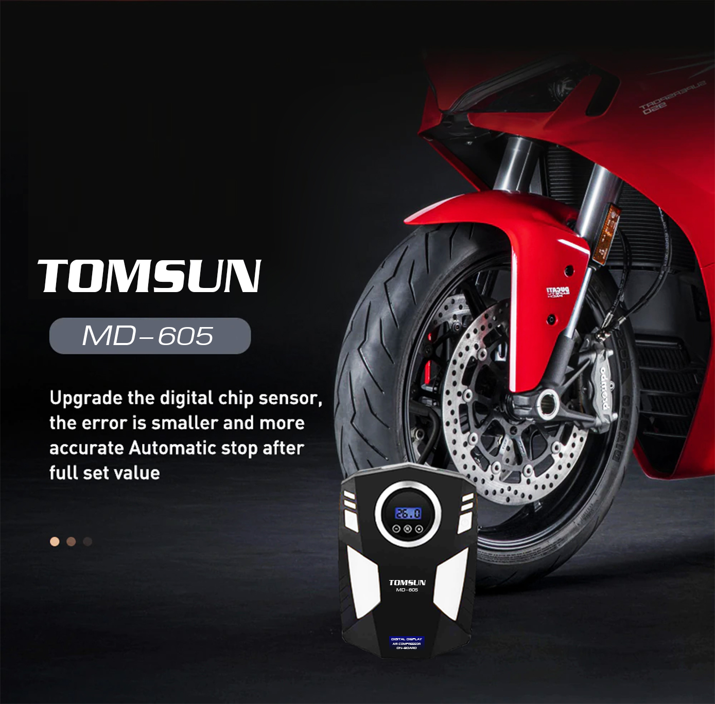 ปั้มลมไฟฟ้า tomsun