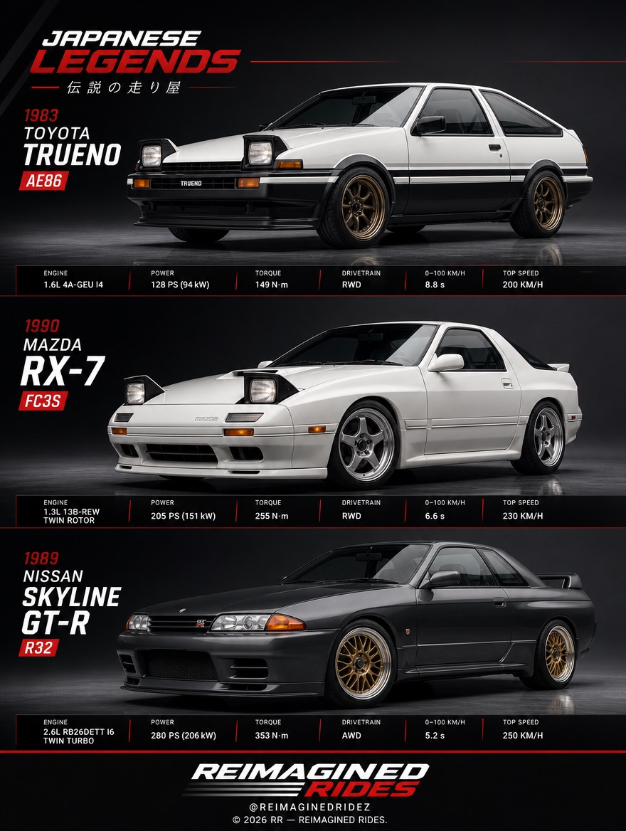 Nissan or Mazda - Skyline or Savannah - KPGC10 or 808 - Hakosuka