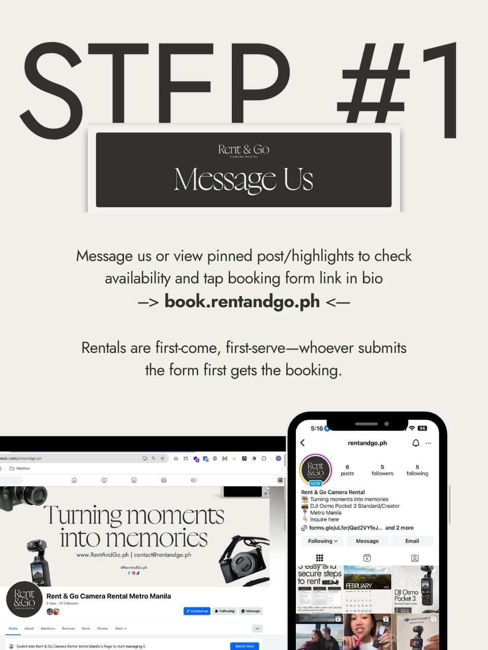 Rent & Go Camera Rental Metro Manila | Marikina City