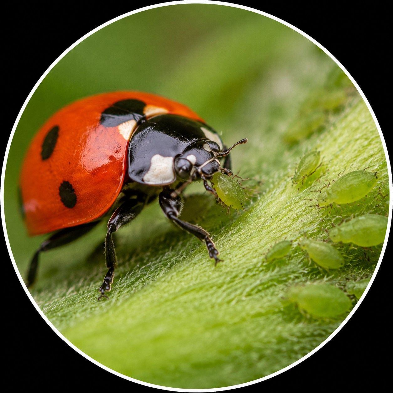 Ladybug eats aphid on grass #fyp #aphidslayer #ladybug #insects #nature ...