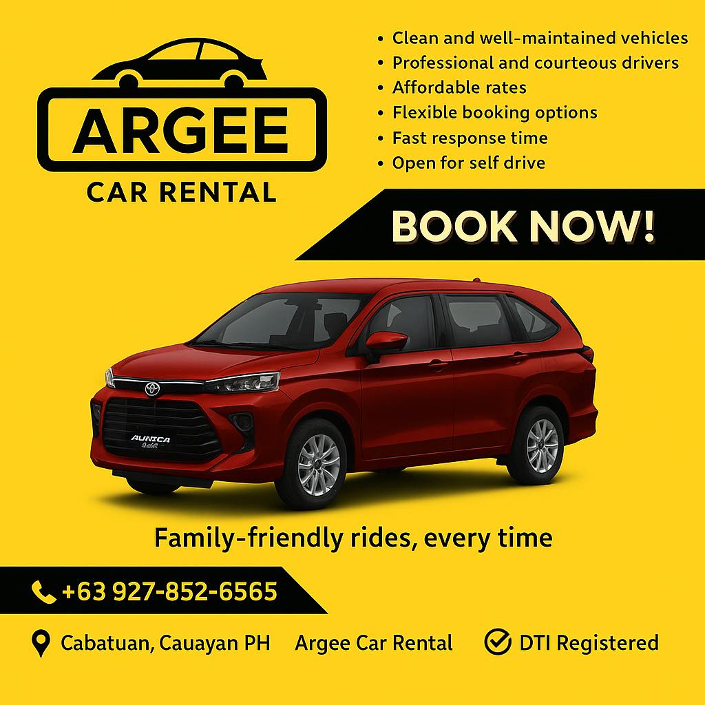 Argee’s Car Rental - Isabela