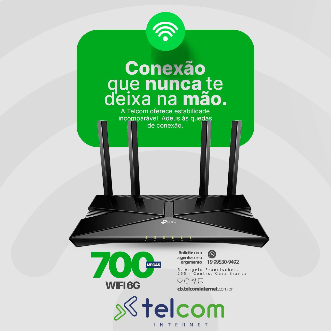 Telcom CB Internet | Casa Branca SP