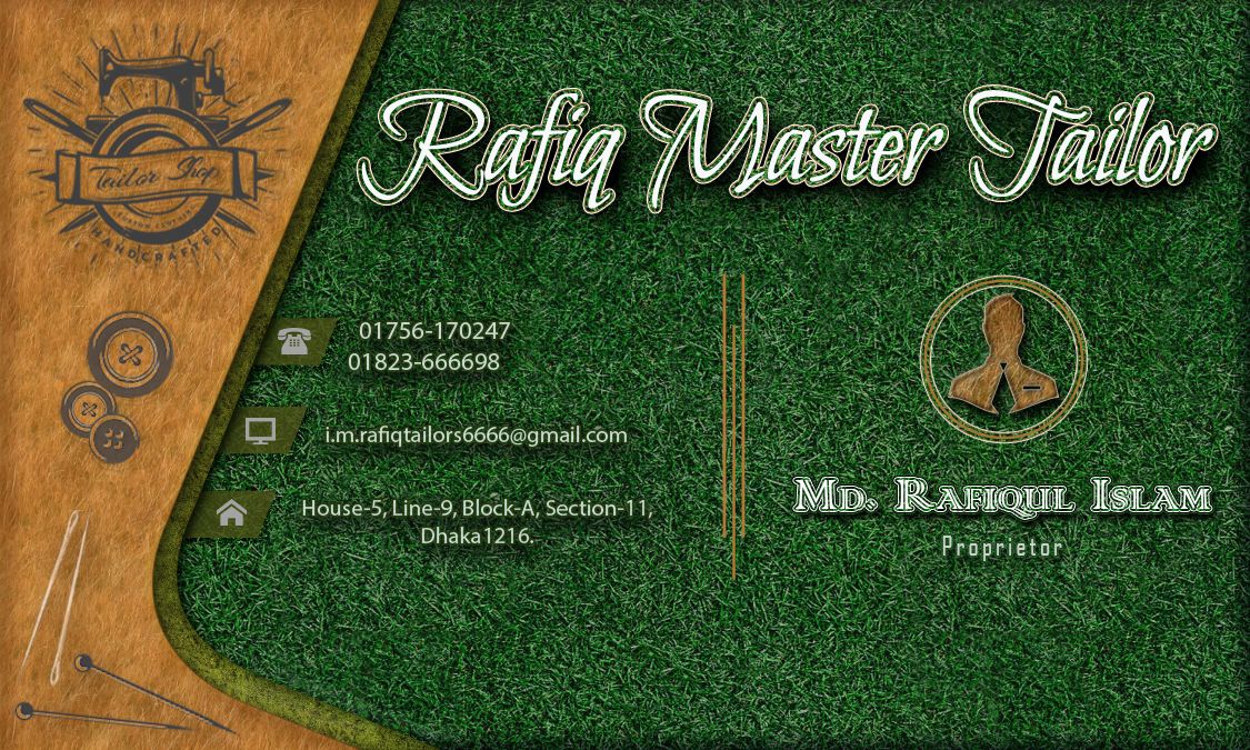 Rafiq Master Tailor | Dhaka