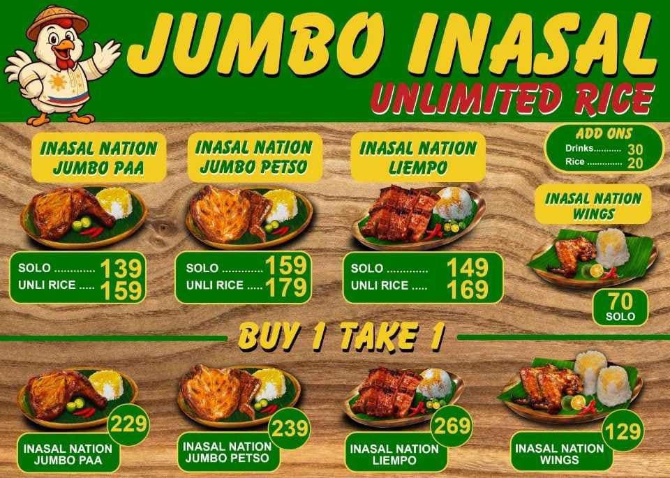 Inasal - Inasal Nation pricelist 📌 | Facebook