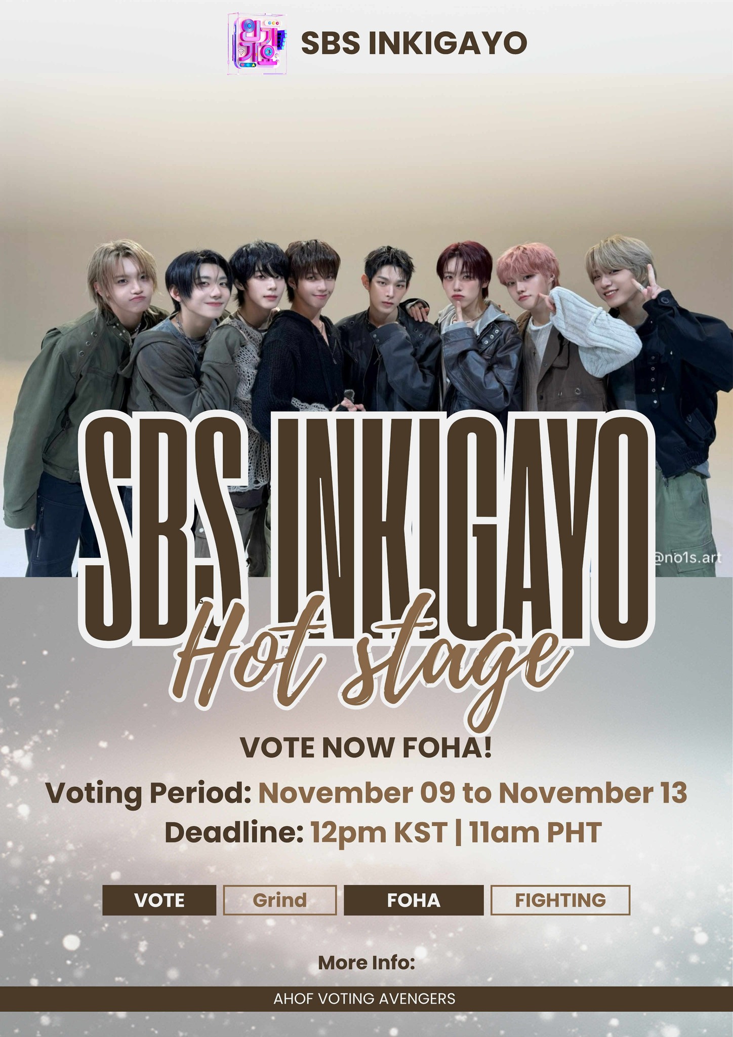 AHOF - INKIGAYO HOT STAGE VOTING IS NOW OPEN! Let’s go all out, co ...