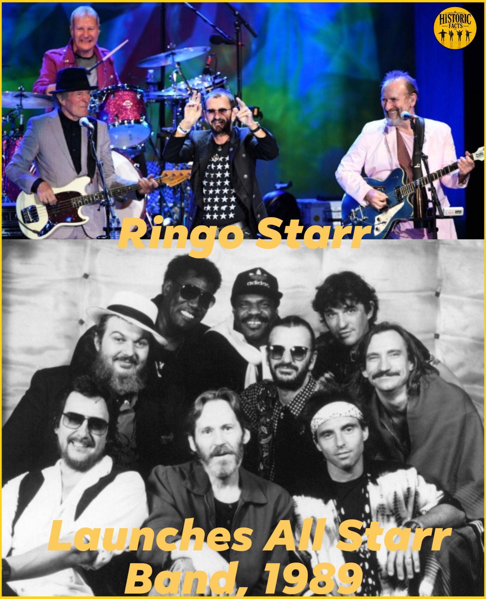 RINGO💙 [ In 1989, Ringo Starr embarked on his first All-Starr