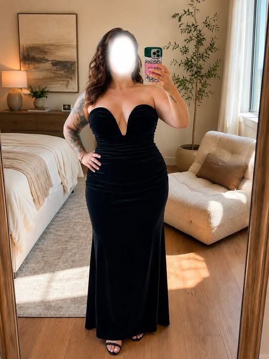 Should I alter this dress to cover my cleavage for a wedding?
