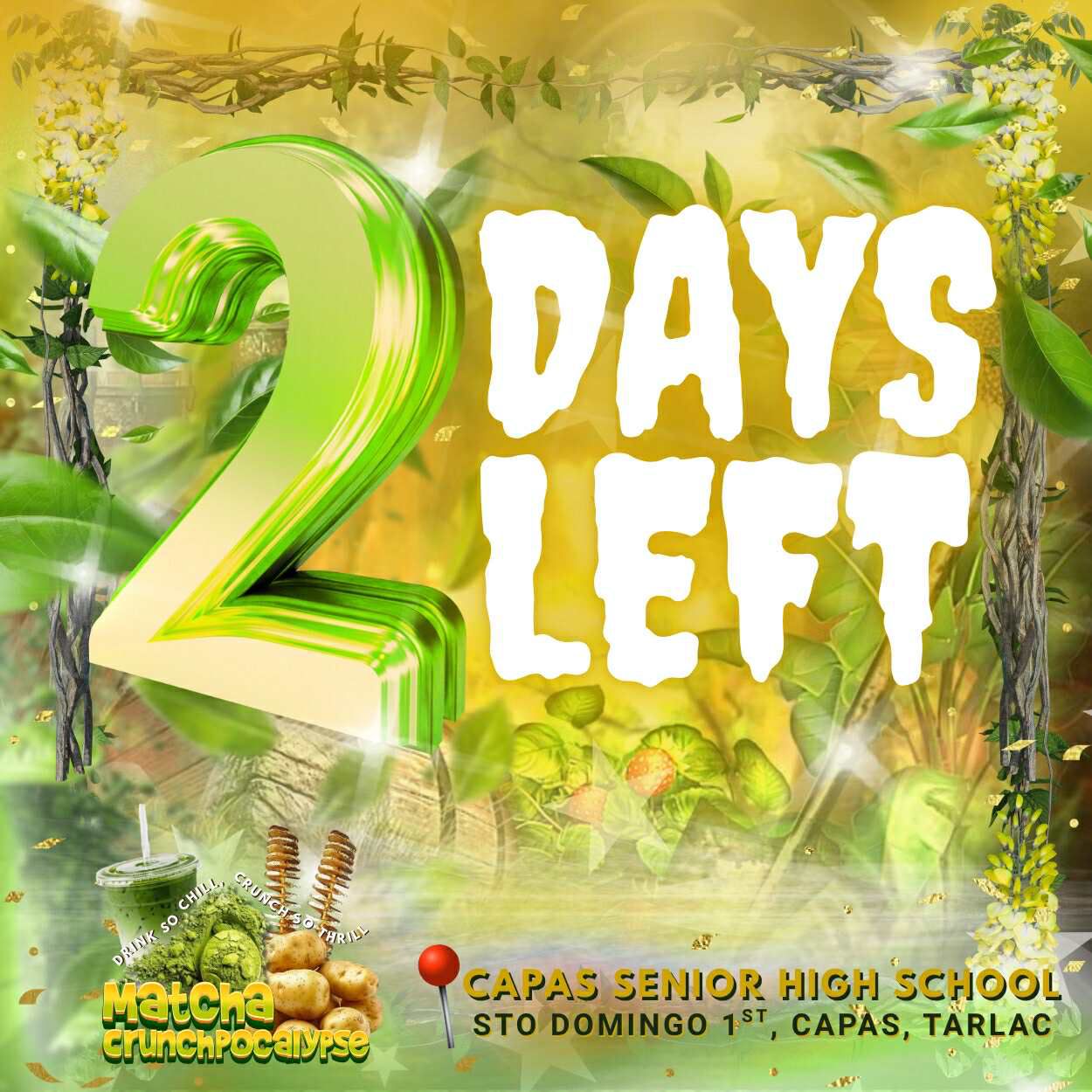 Matcha - 𝐂𝐎𝐔𝐍𝐓𝐃𝐎𝐖𝐍 | 2 𝐃𝐀𝐘𝐒 𝐋𝐄𝐅𝐓 2️⃣ 𝐝𝐚𝐲𝐬 before the spotlight hits ...