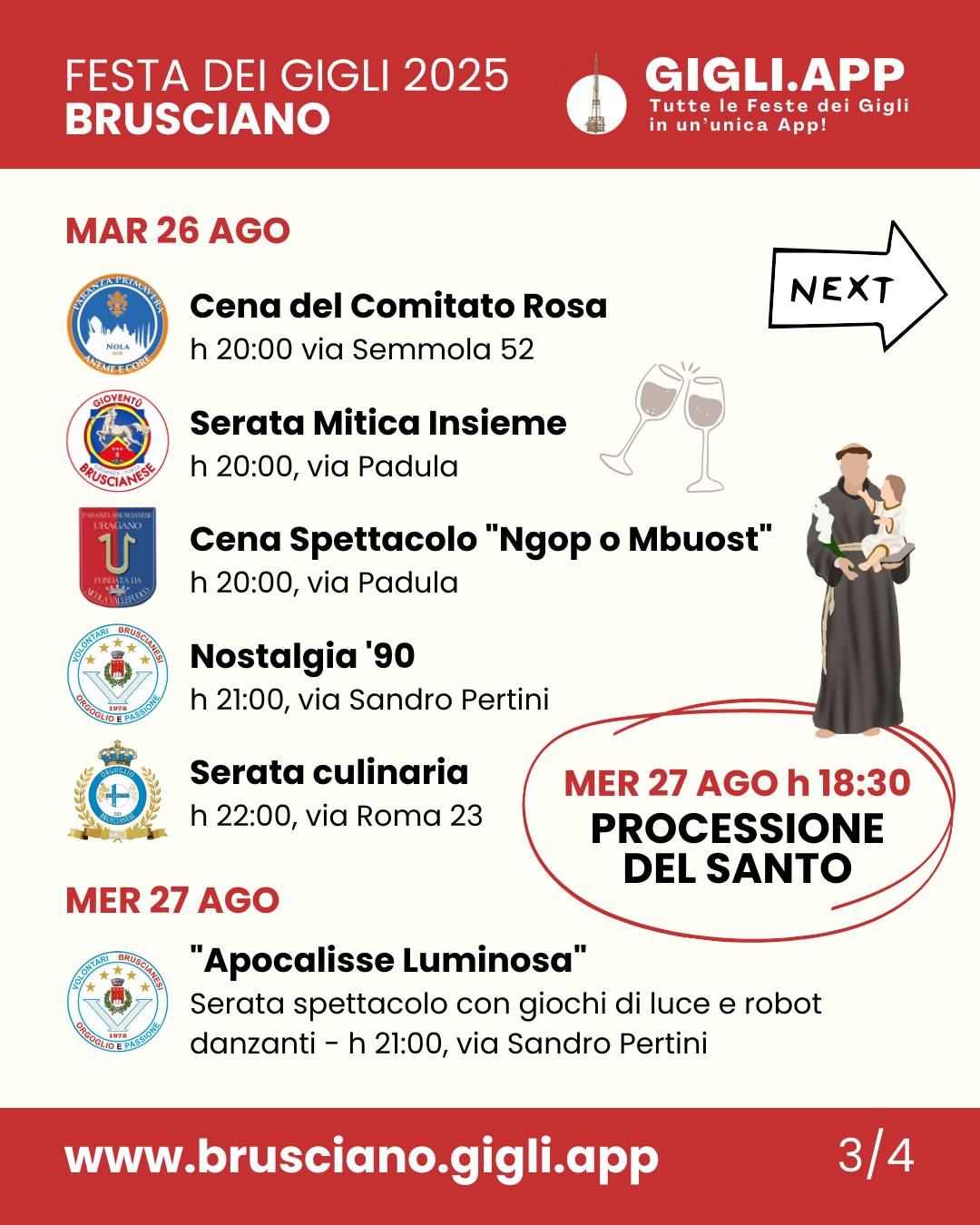 Gigli.App - Tutte le Feste dei Gigli in un'unica App | Nola