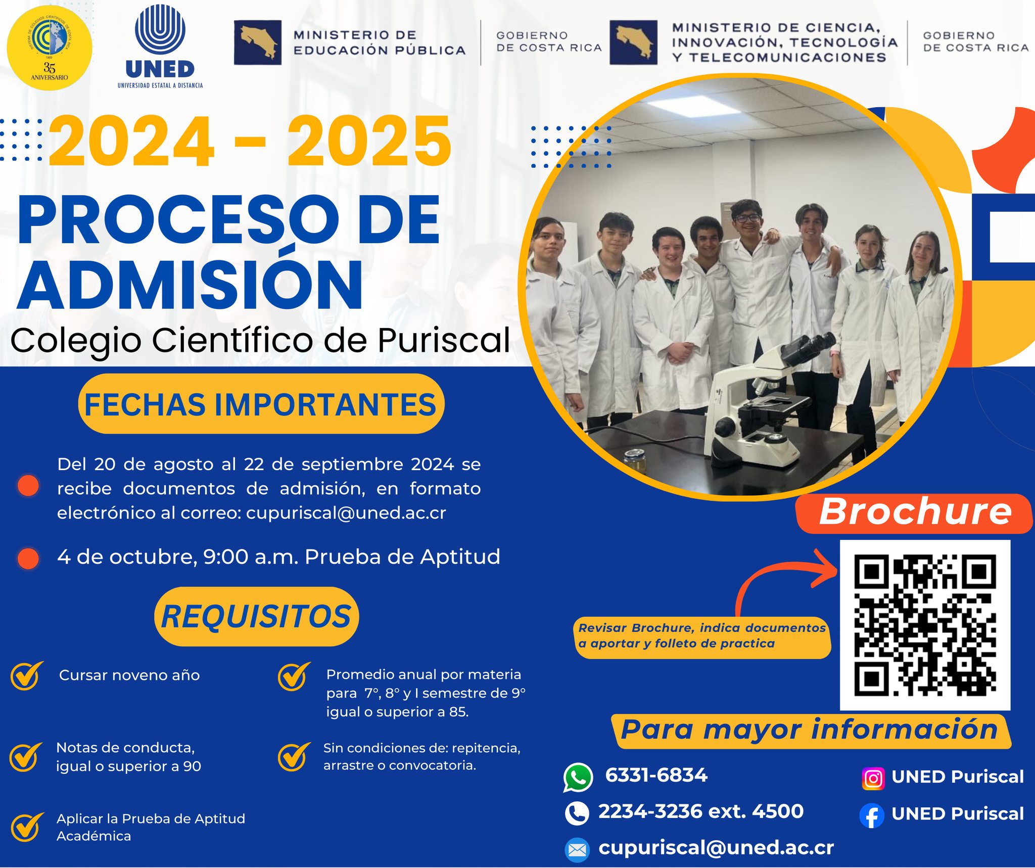 Colegio Científico de Puriscal Sede UNED | Santiago de Puriscal