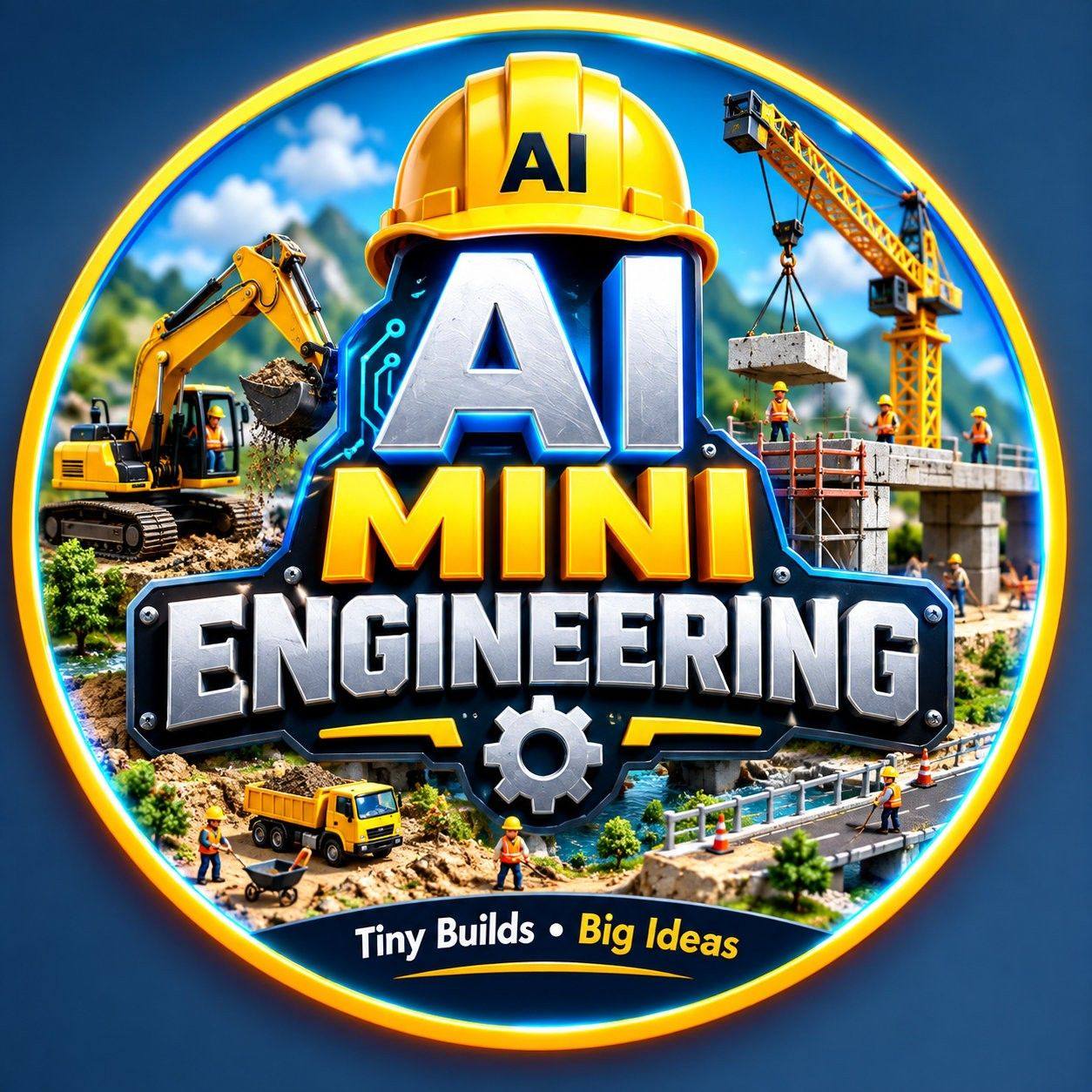 Ai Mini construction 🏗️🚧 video Diamond 💎 bridge 🌉 repair video # ...