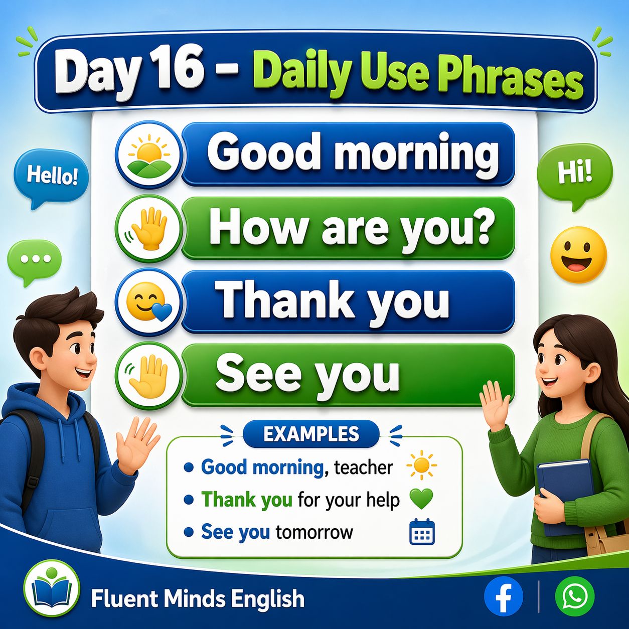 Everyday English phrases to use instead