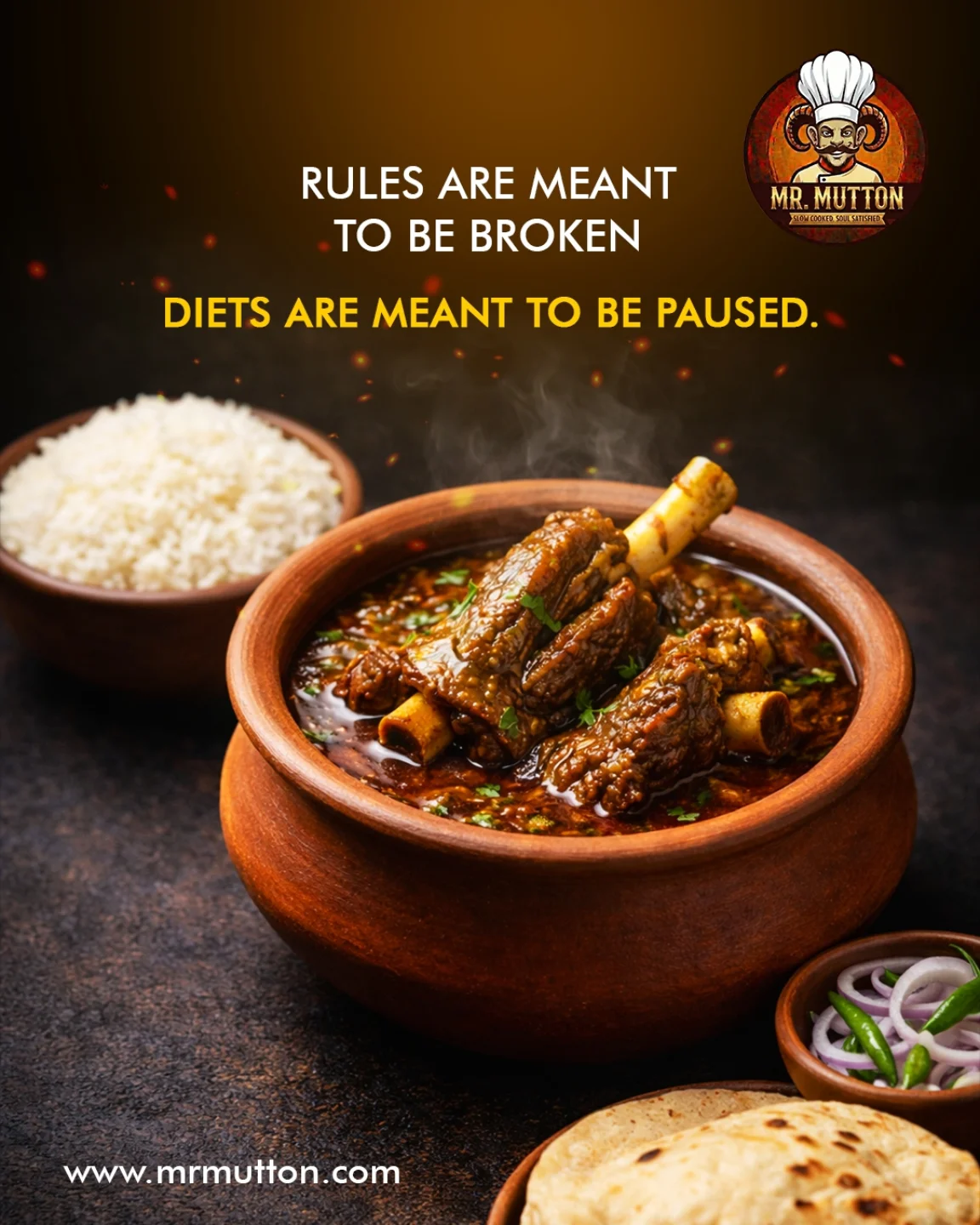 Mr. - There’s a reason mutton finds its way back to rice. Because some ...