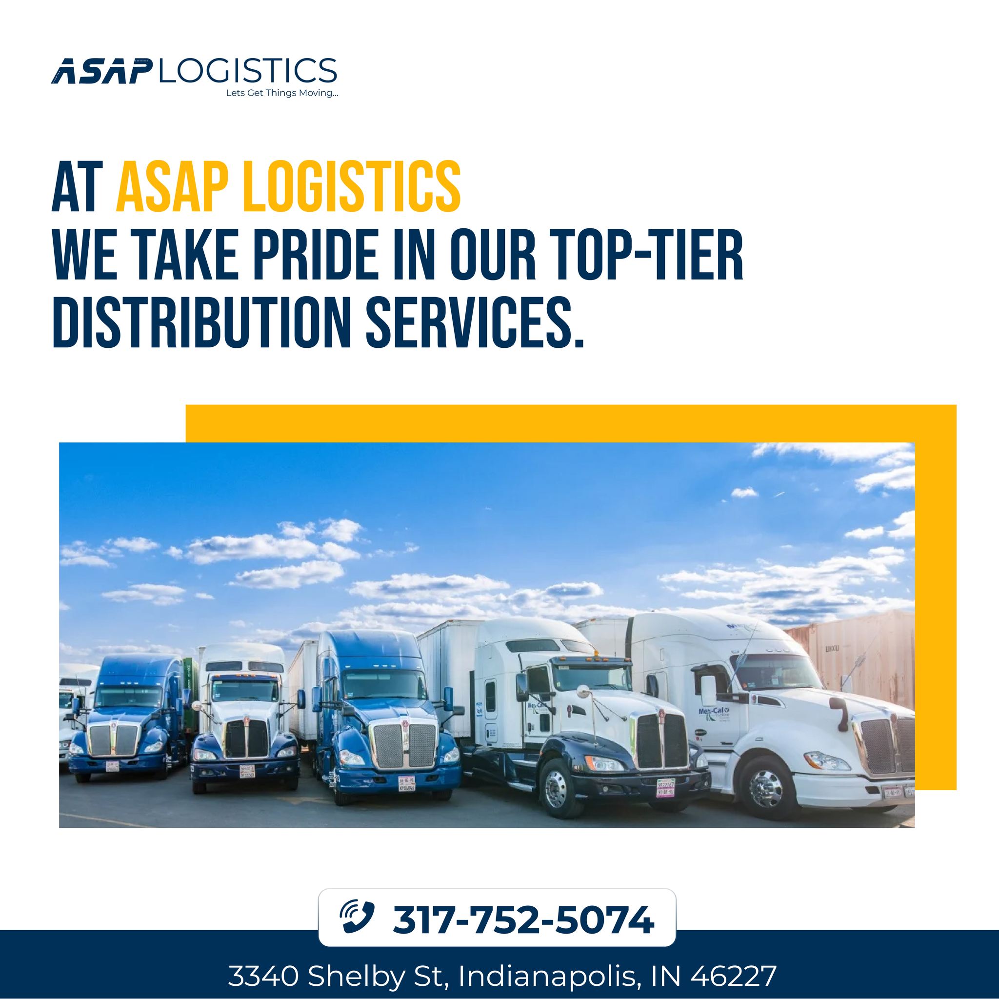 Asap logistics Inc - Warehouse, Storage, Distribution and Cross Dock