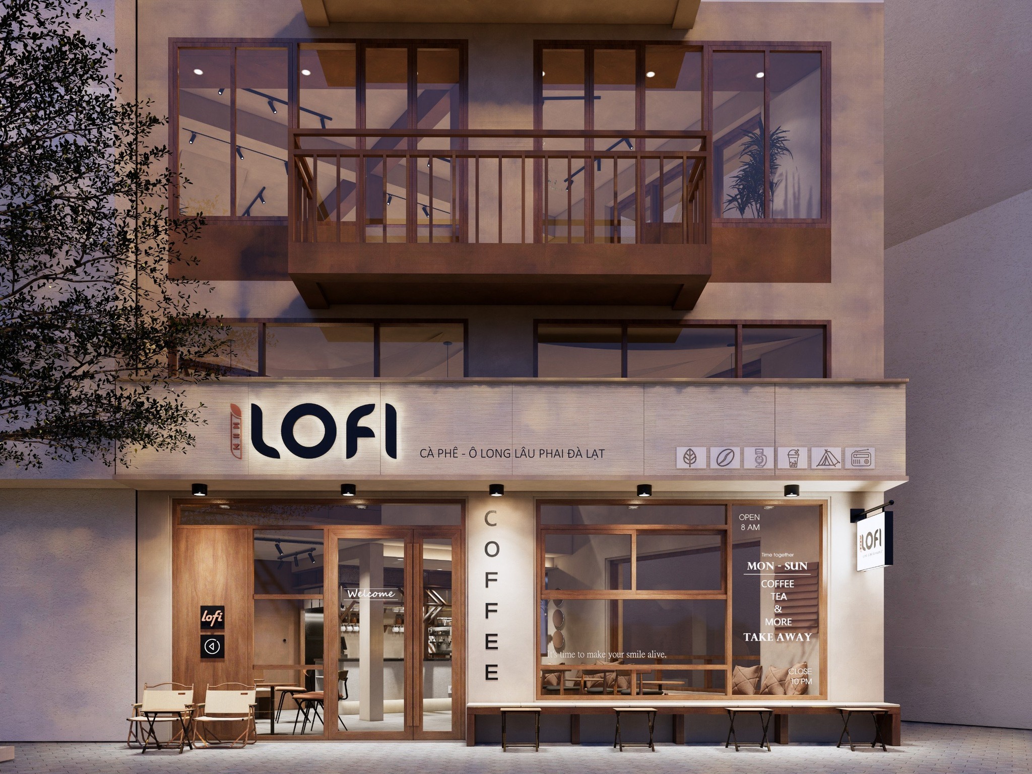 LOFI Cà phê - Ô long lâu phai Đà Lạt - 108 Lê Thanh Nghị | Hanoi