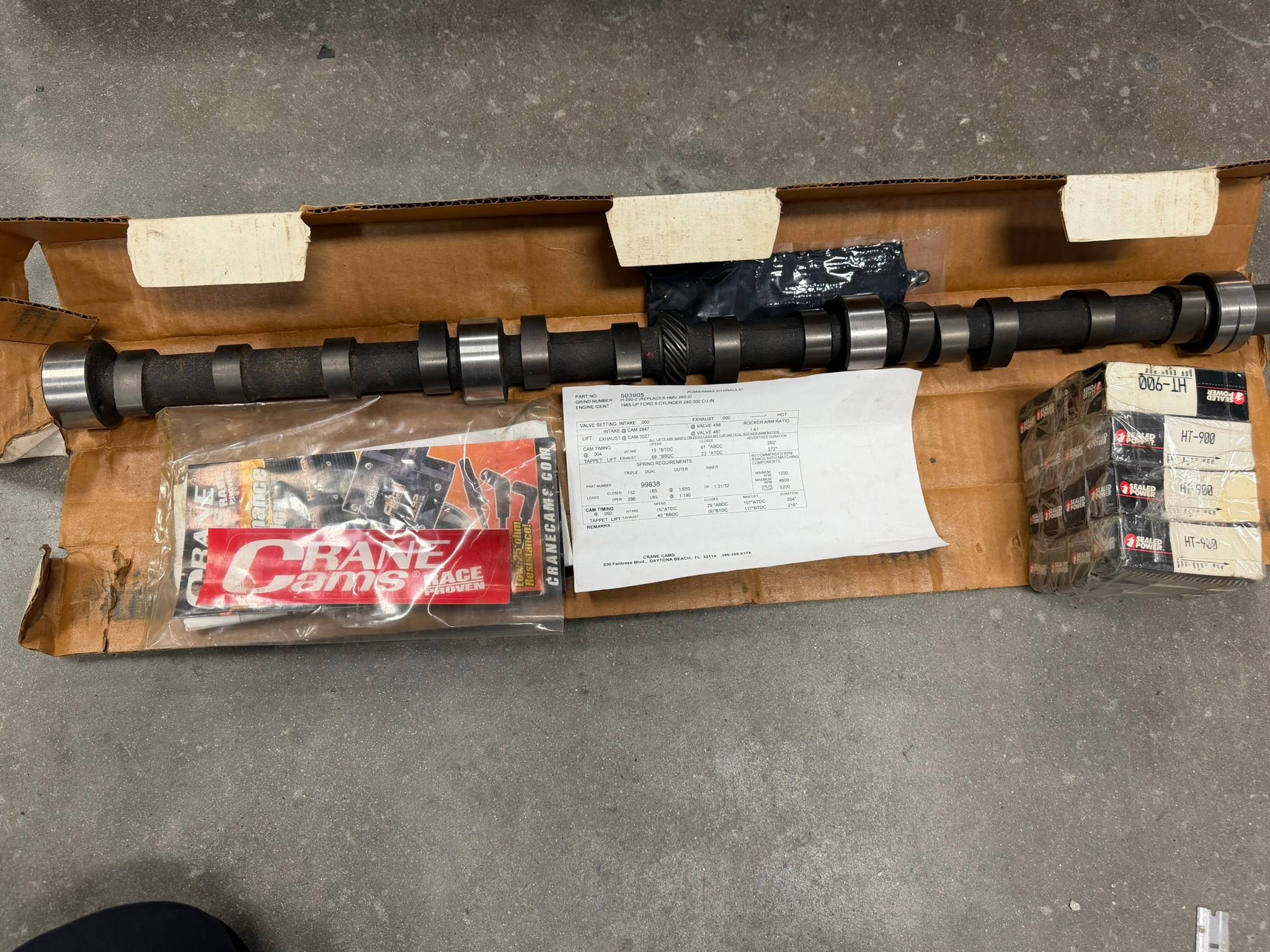 Brand new crane cam with flat top lifters, going different route