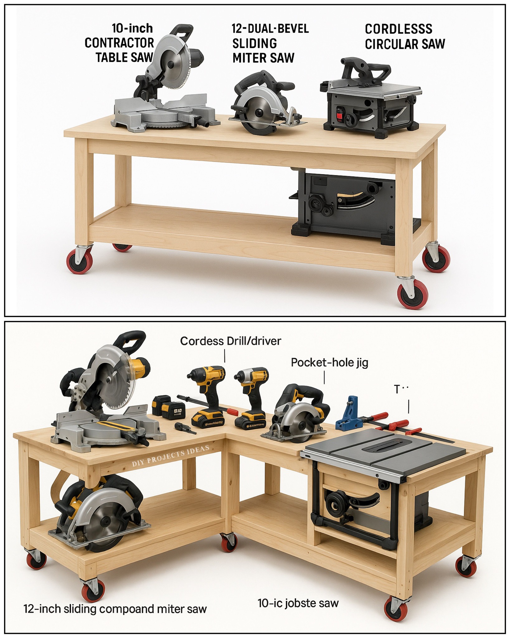 DIY - Full tool workstation built for fast setup, smooth cutting, and a ...