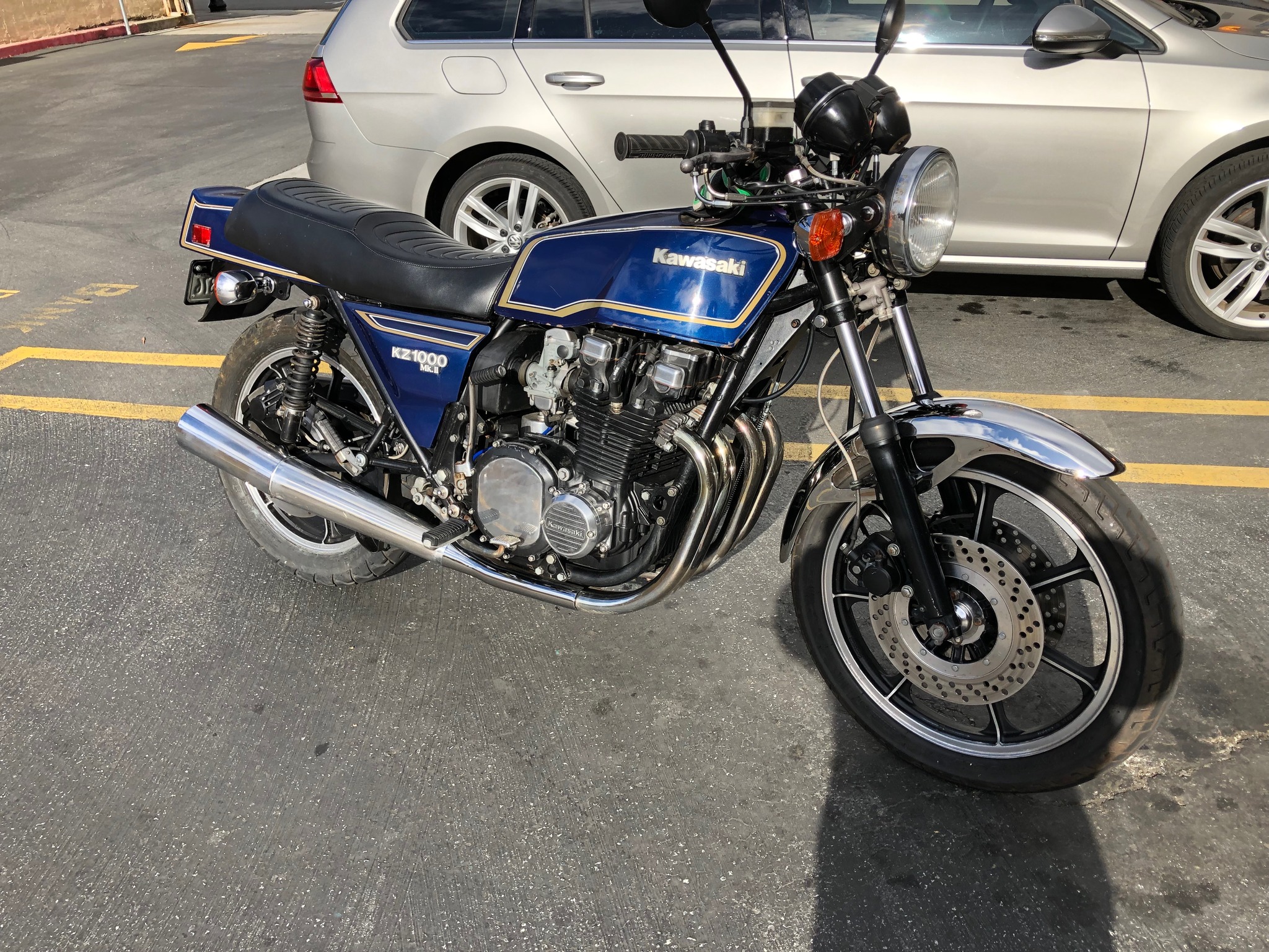 Restored 1979 kz1000 mk2 motorcycle