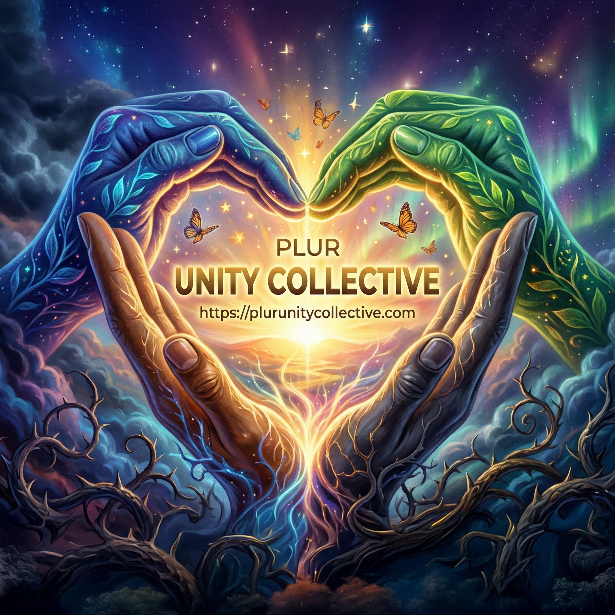 PLUR - From Thorny Pasts to Radiant Futures. We all carry a past ...