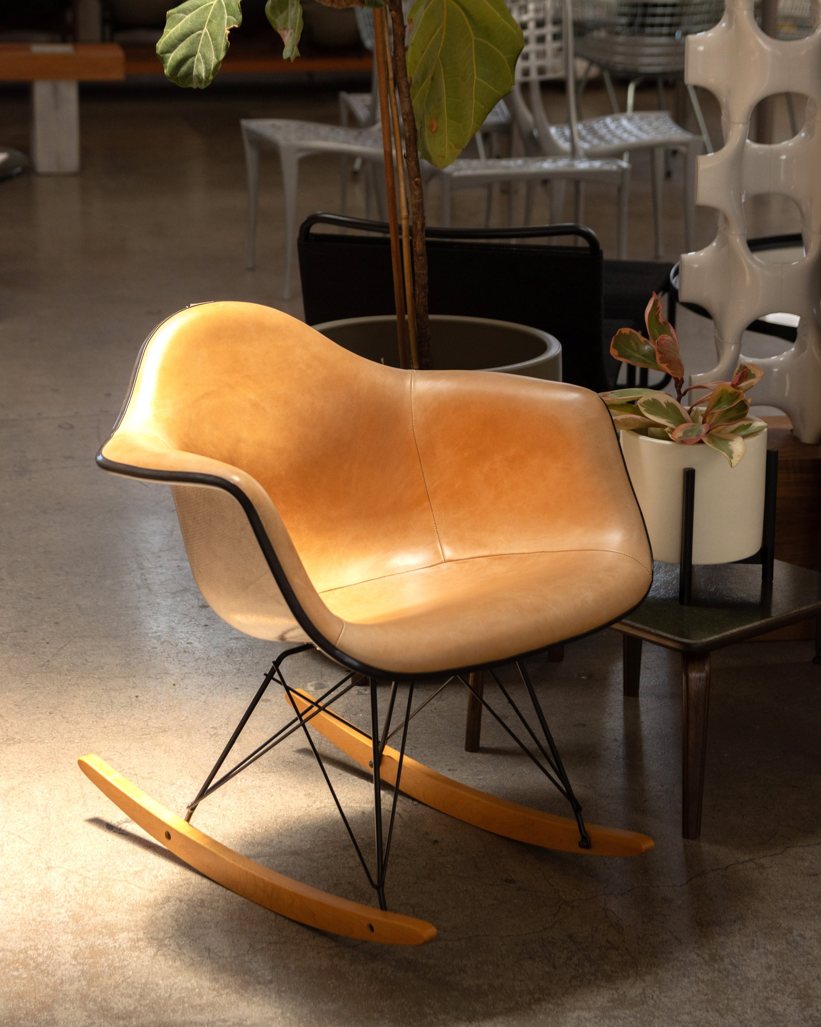 Modernica - Case Study® Furniture Upholstered Arm Shell Rocker Visit ...