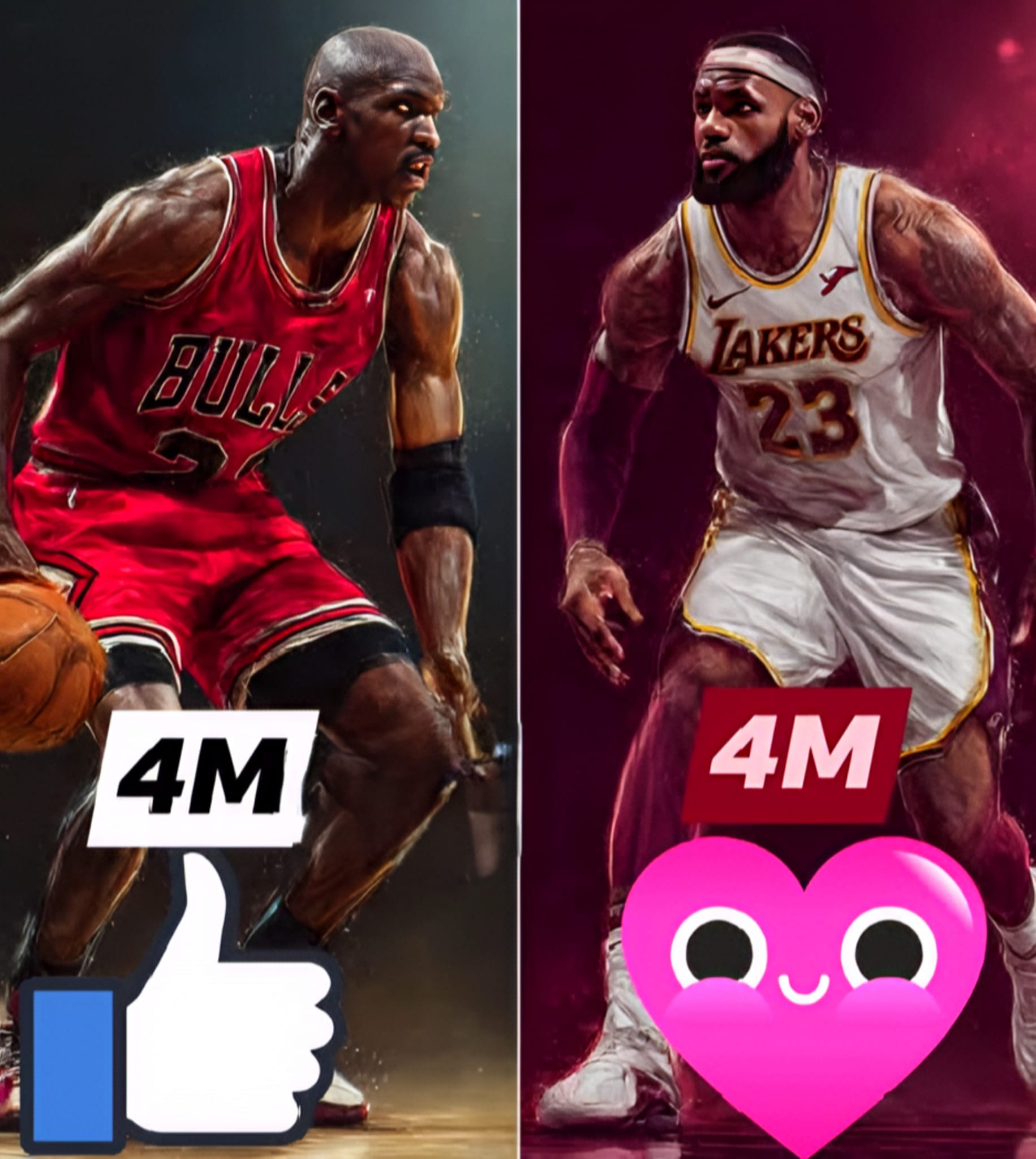 Lebron James and Michael Jordan career triple doubles