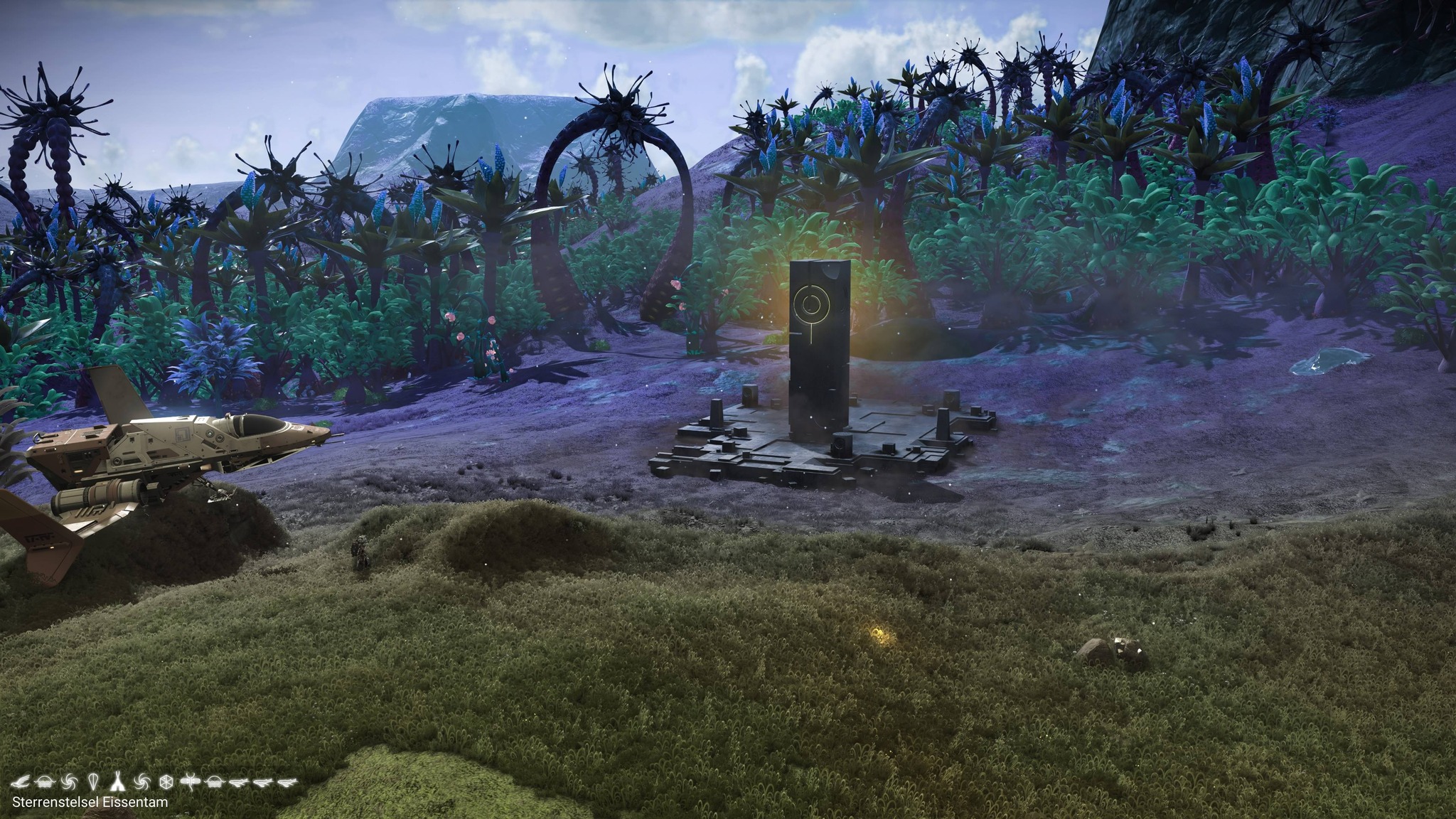 Discovery of a unique planet in No Man's Sky