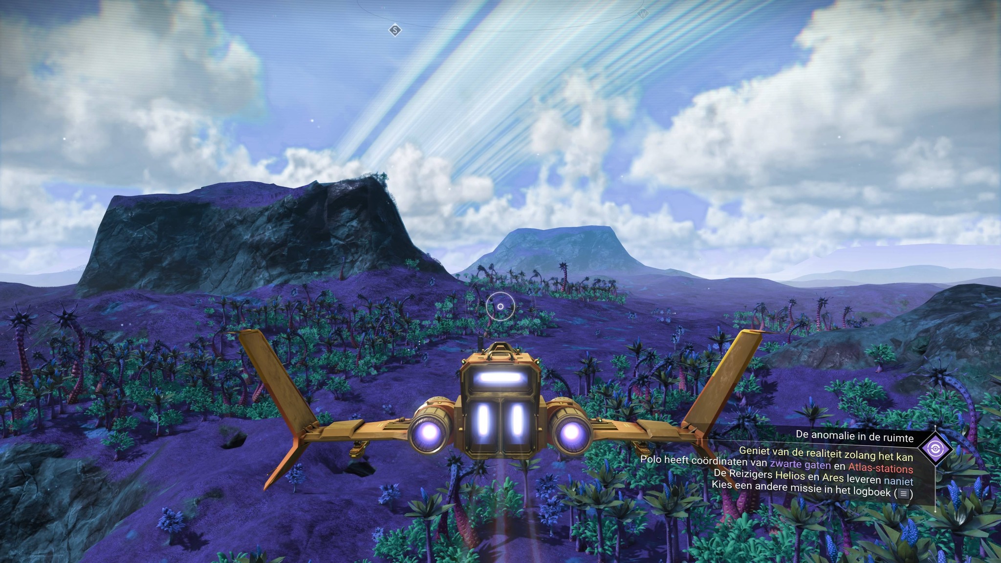 Discovery of a unique planet in No Man's Sky