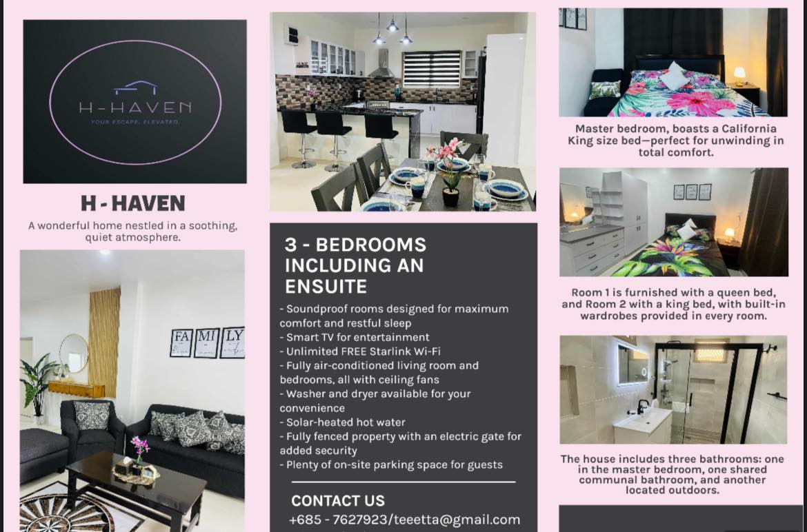 H-Haven Airbnb in Apia Samoa