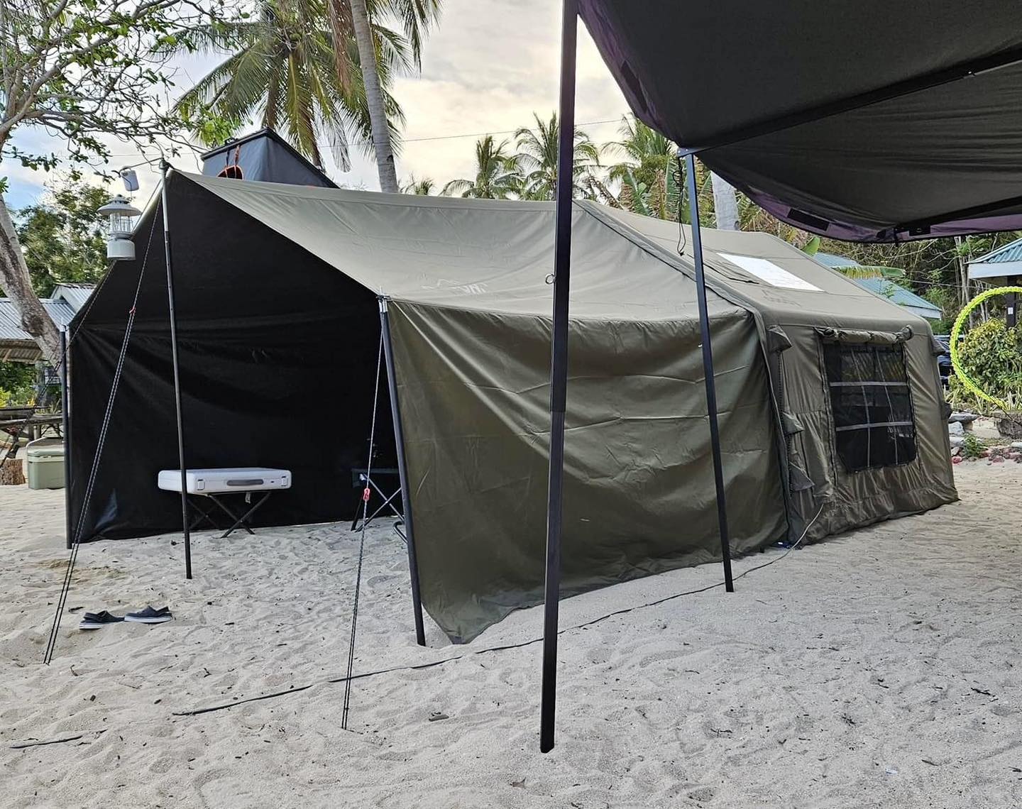 footprint zeltunterlage for Tent - 600D Ocean Recycled Groundsheet Car Model:Mazda BT-50 (2020-2025) Seitenmarkise Zubehör Reinigen der umgebauten Markise