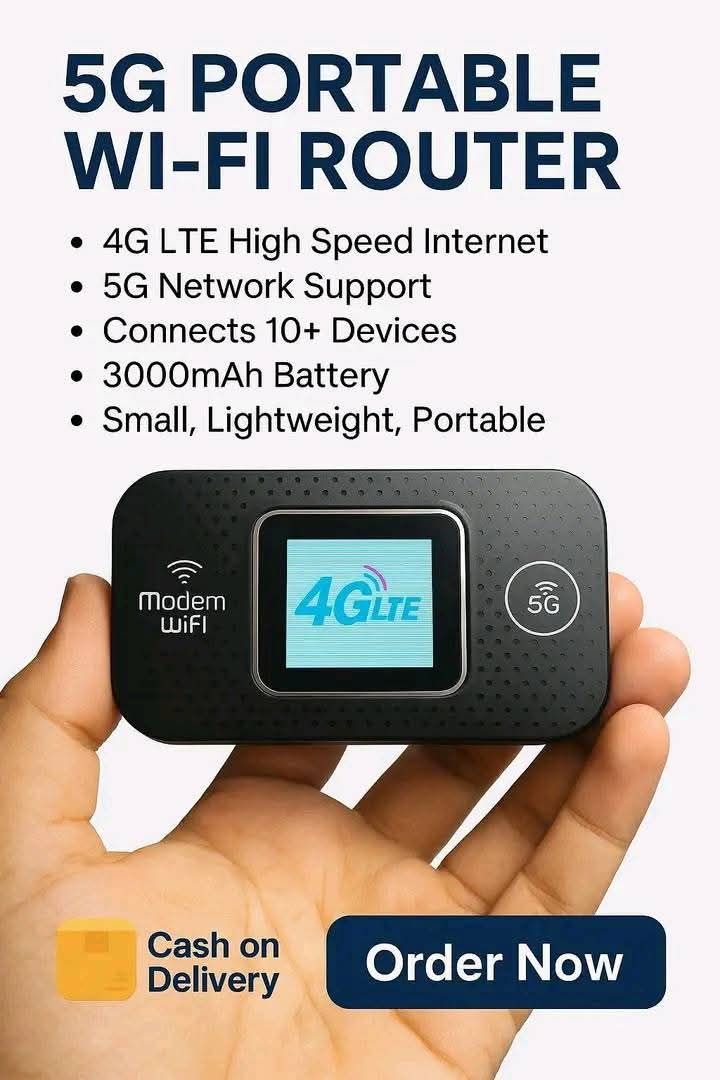 𝗦𝗠 - 📶🔥 5G LTE Display Pocket Router – Best Selling Product 🔥📶 Key ...