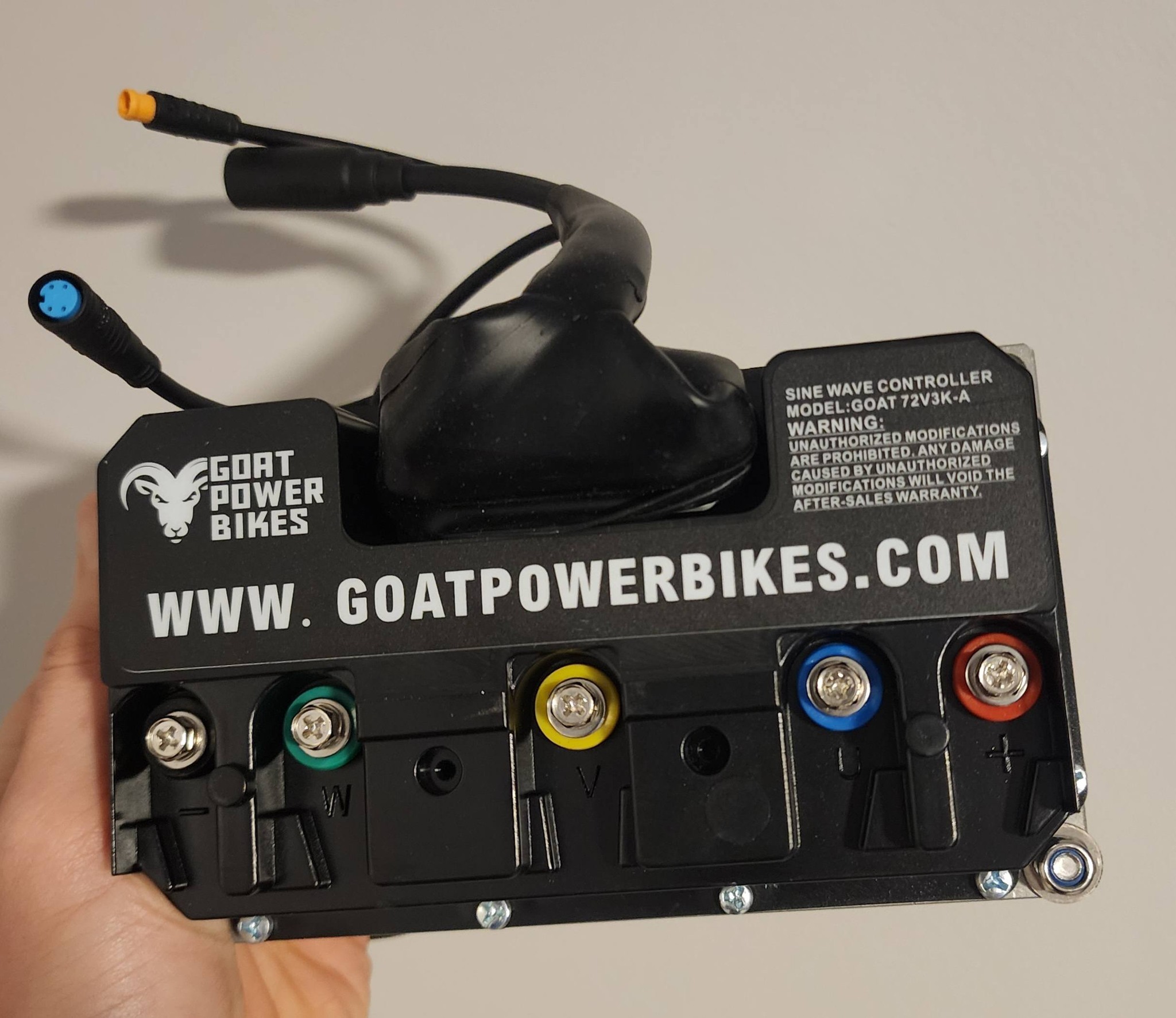 High Speed EBikes (40+mph) | New Goat Power Bikes King Goat controller ...
