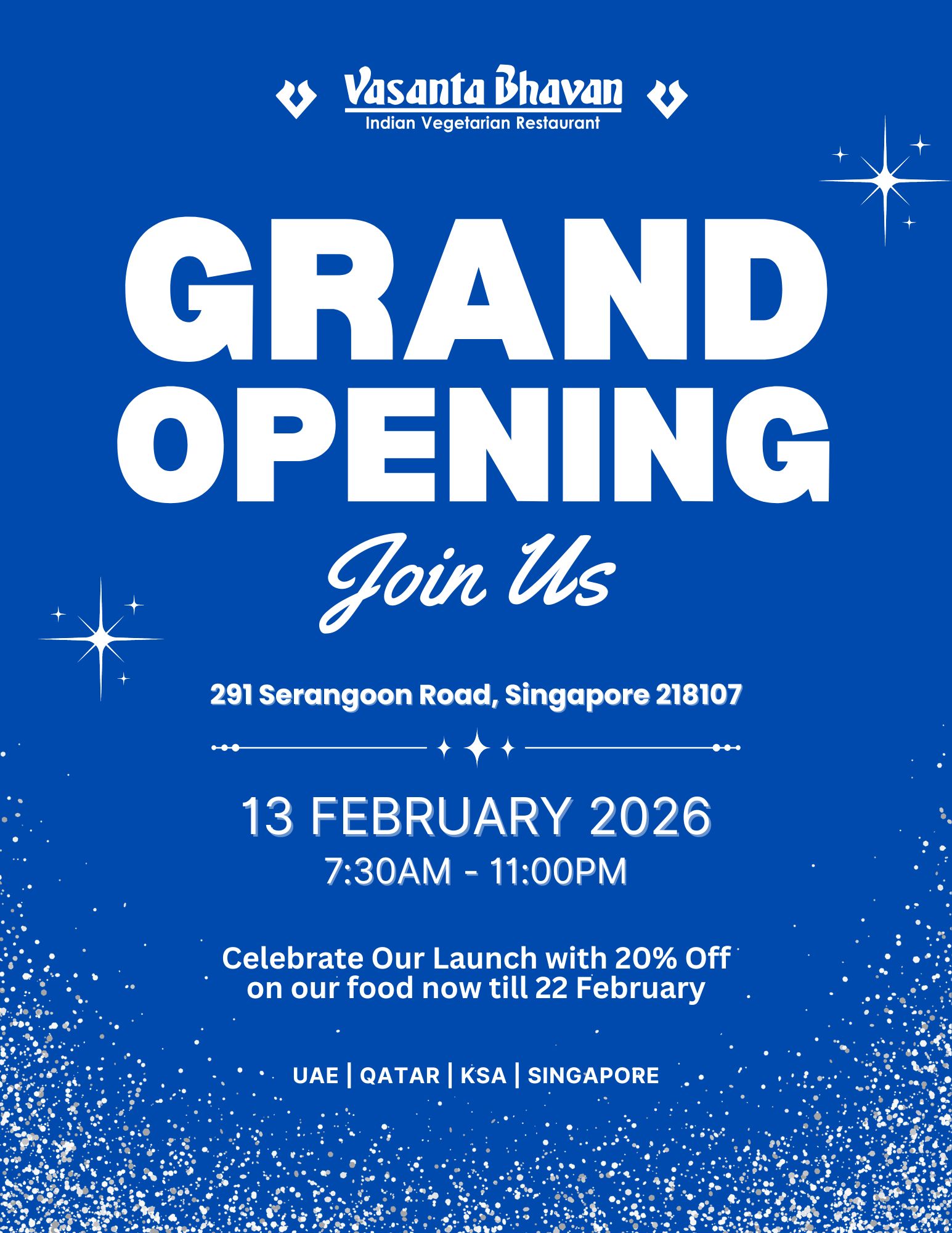 Vasanta - We’re officially OPENING! Join us for our Grand Opening and ...