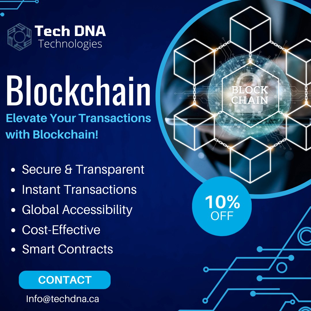 Tech DNA - 🚀 Elevate Your Transactions with Blockchain! 💸 ... | Facebook
