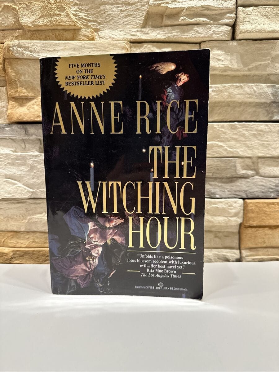 The Witching Hour (Lives Of The Mayfair Witches) By Anne Rice – Vintage Horror Novel, Acceptable Condition