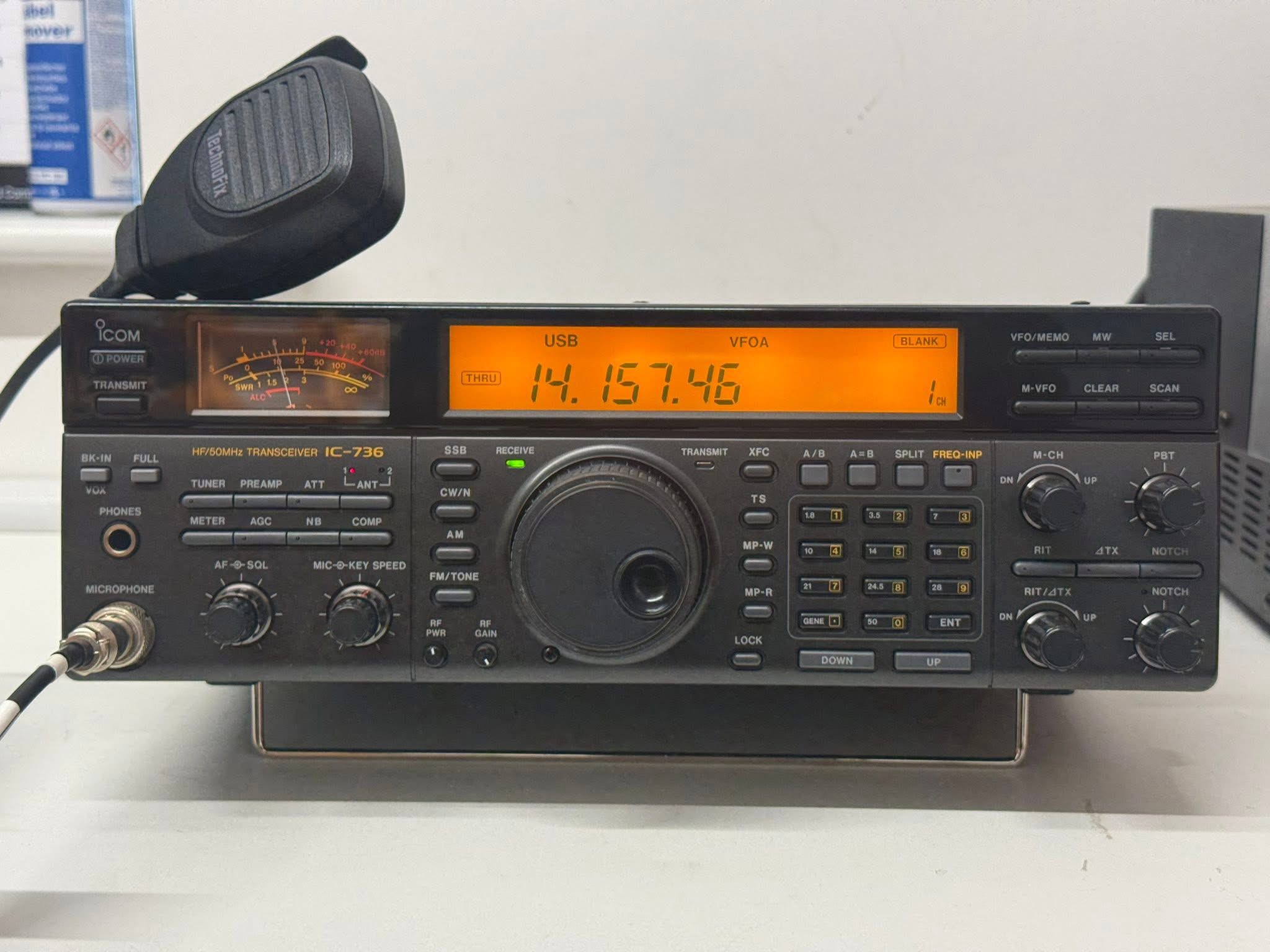 Icom IC-736 HF transceiver for sale