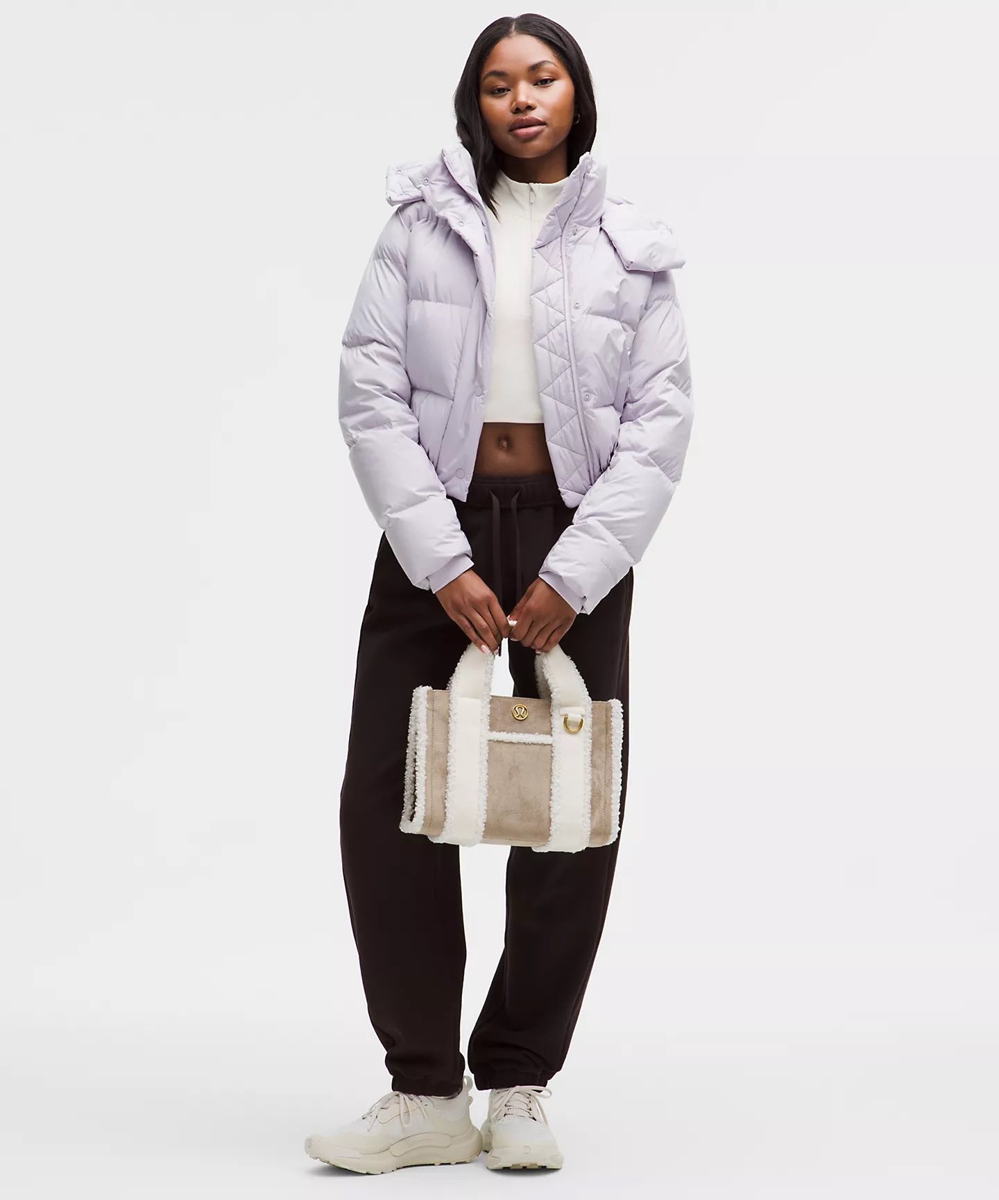 lululemon shearling bag Amazon.com: Athletica Everywhere Fleece Belt (Light Ivory) : Clothing, Shoes & Jewelry Lululemon Boxy Tote Bag 10L